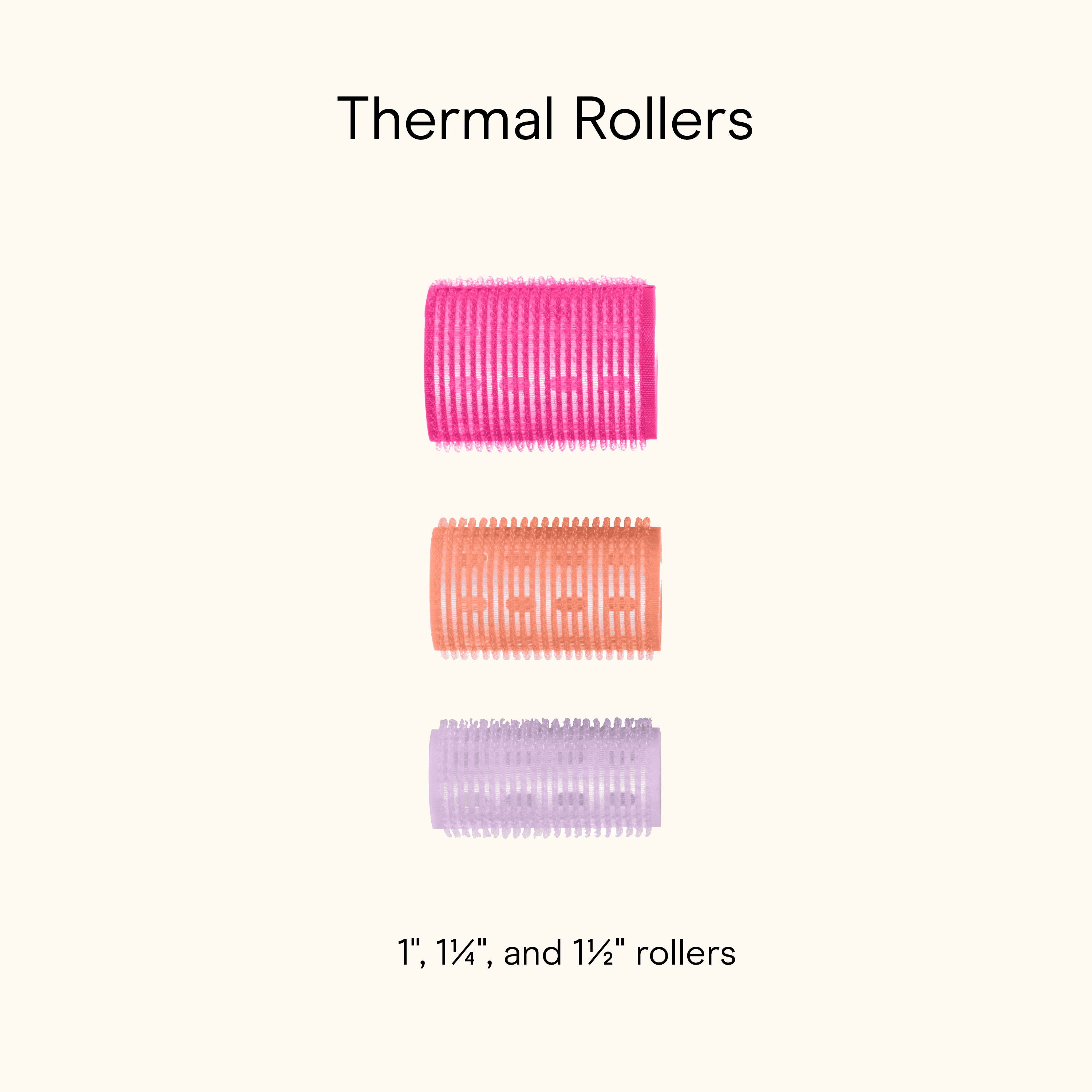 Rollers, Assorted Sizes, Multicolor, 12 Count - Image 5