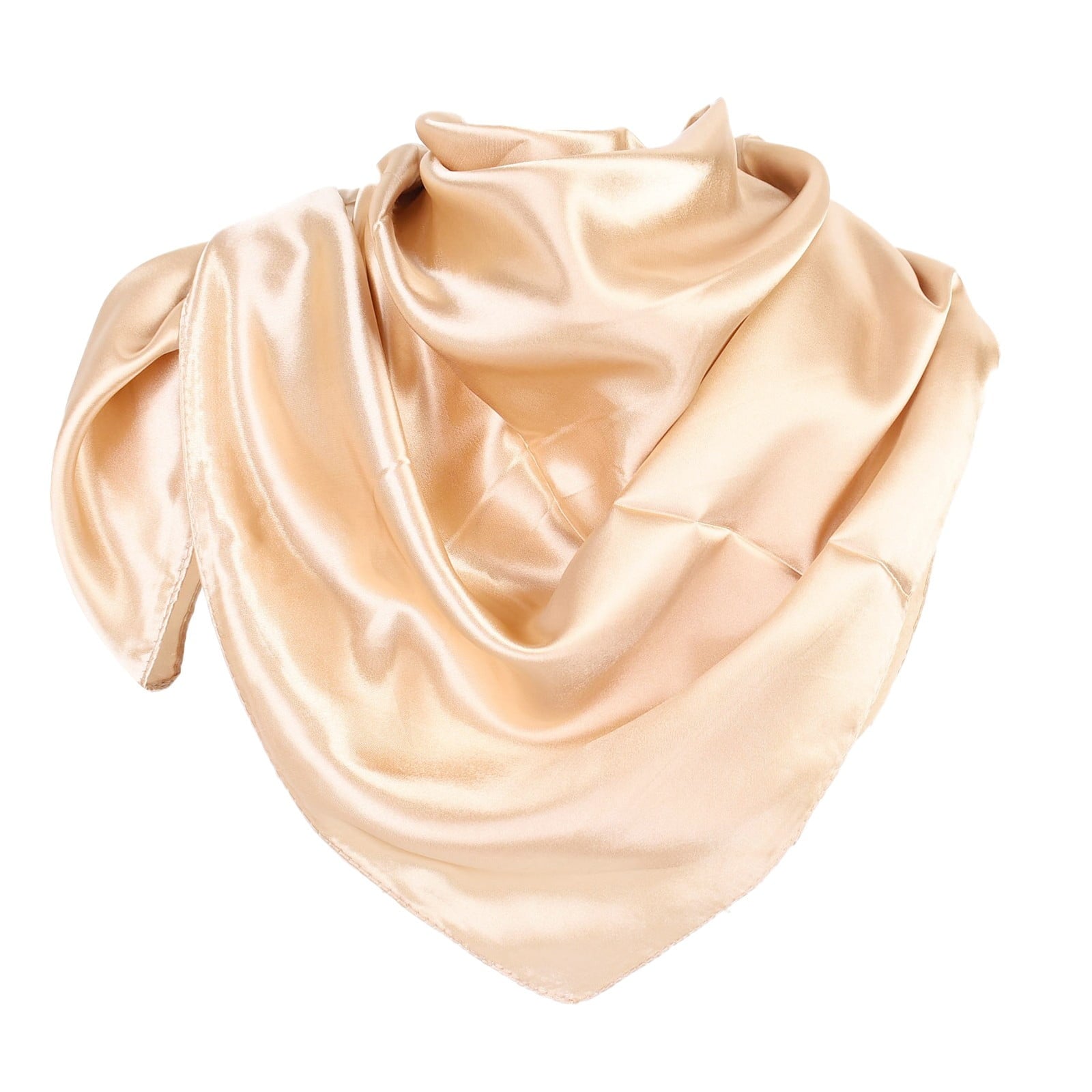 Large Square Satin Head Scarf - Silk Hair Scarf Square Hair Bandanas Large Scarf Sleeping Head Wraps for Women Solid ... - Image 2