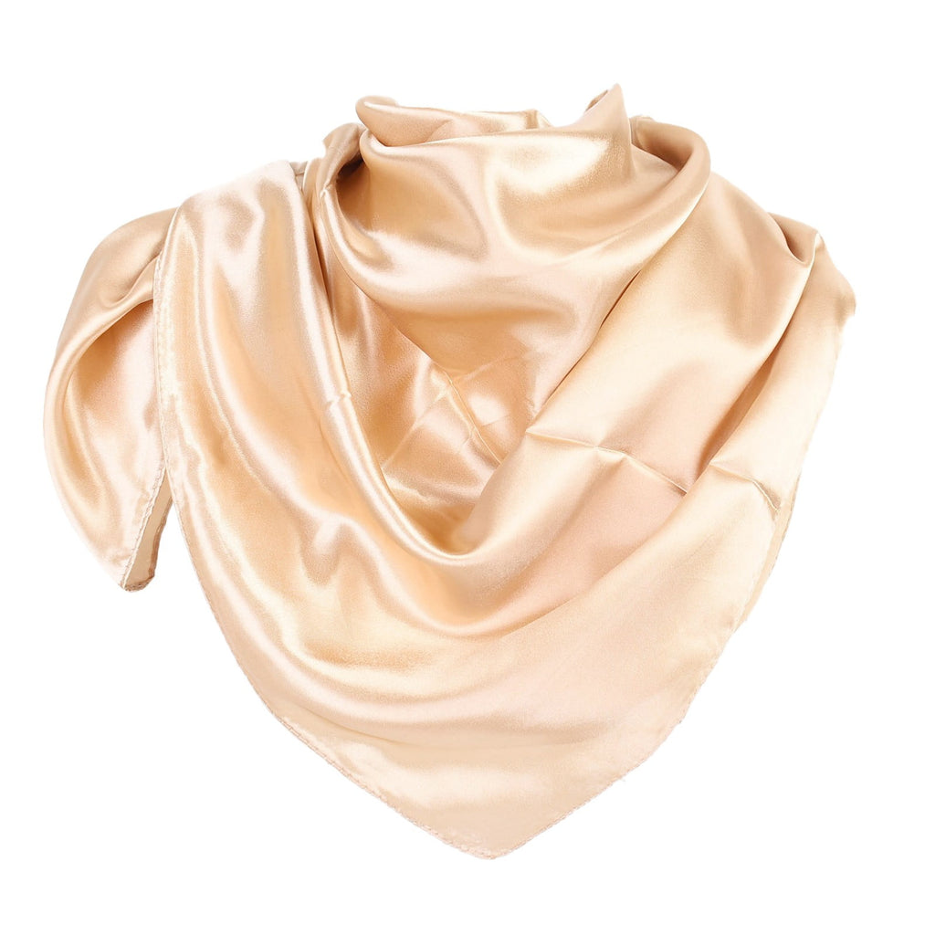 Large Square Satin Head Scarf - Silk Hair Scarf Square Hair Bandanas Large Scarf Sleeping Head Wraps for Women Women ... - Image 2
