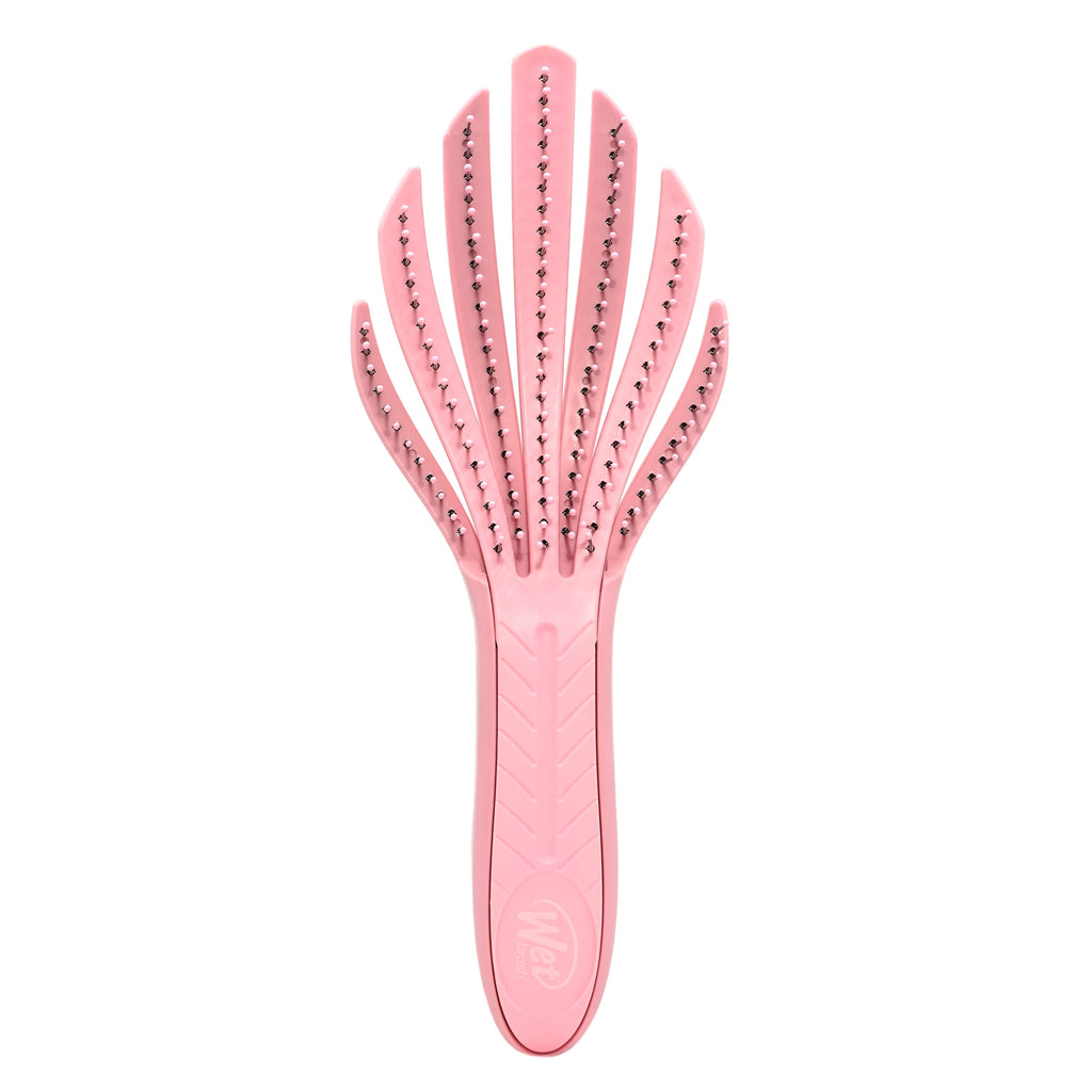 Wet Brush Go Green Curl Hair Brush Detangler, Soft, Flexible Bristles, Pink 1 Ct, Wet Or Dry Hair - Image 6