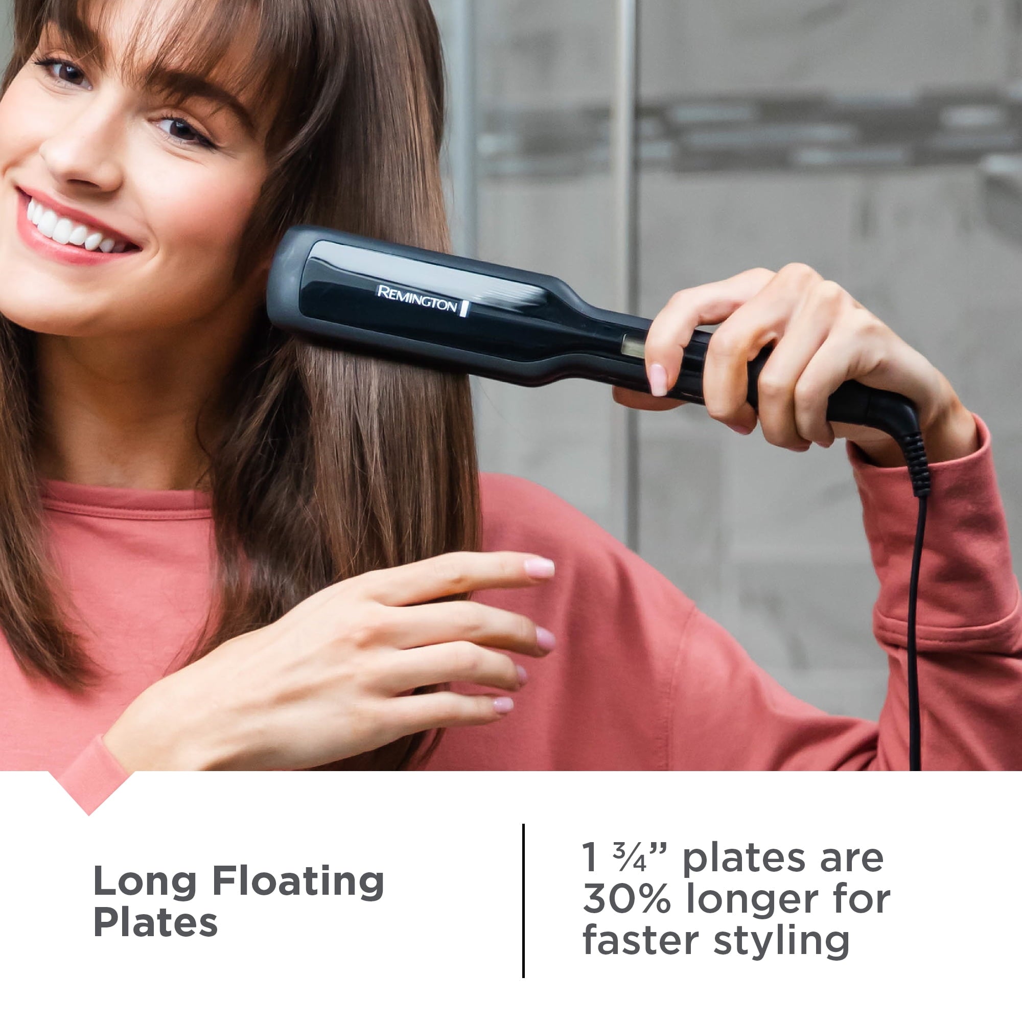 1 3/4" Titanium Flat Iron Hair Straightener, Anti-Static Technology - Image 5
