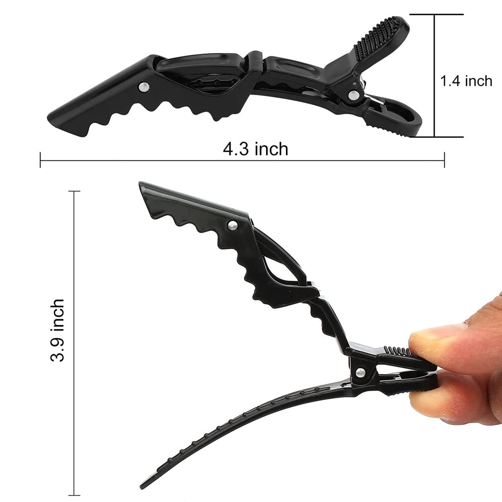 14 Pack Alligator Hair Clips for Styling Sectioning Larger Salon Pro Hair Clips for Barber Clips for Hair Coloring, Cutting, Hair Styling Ac - Image 2