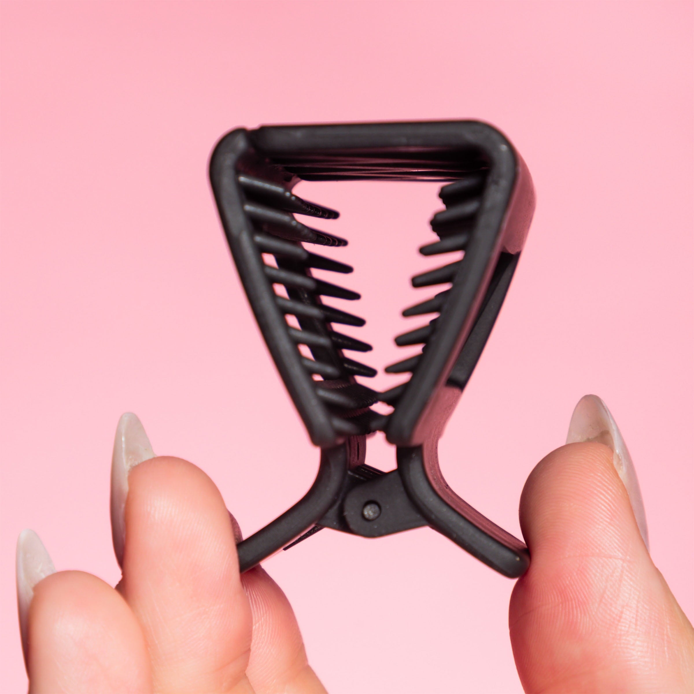 Gimme Beauty Claw Clip Fine Square Extra Grip, Black/Tan, 2ct - Image 6
