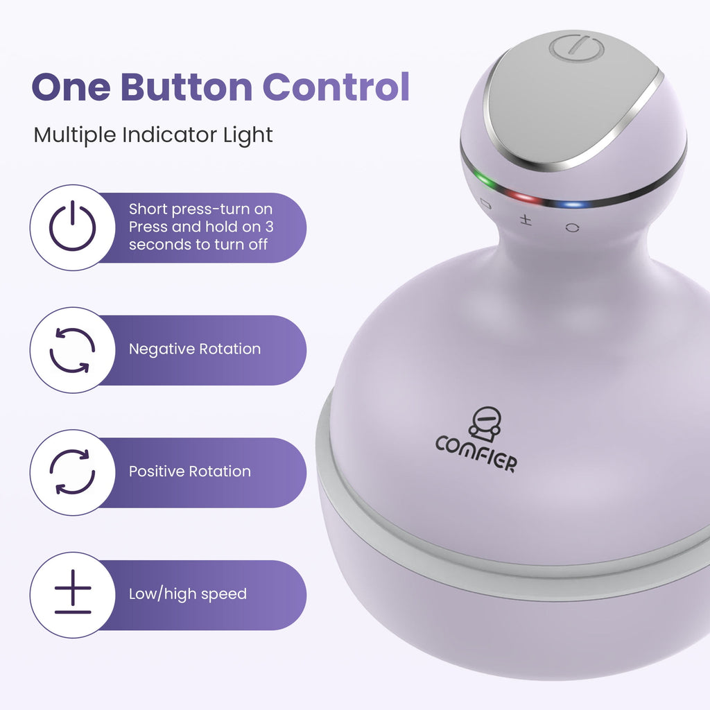 for Hair Growth,Cordless Smart Scalp for Stress Relief,Gifts for Mom,Dad,Lover - Image 4