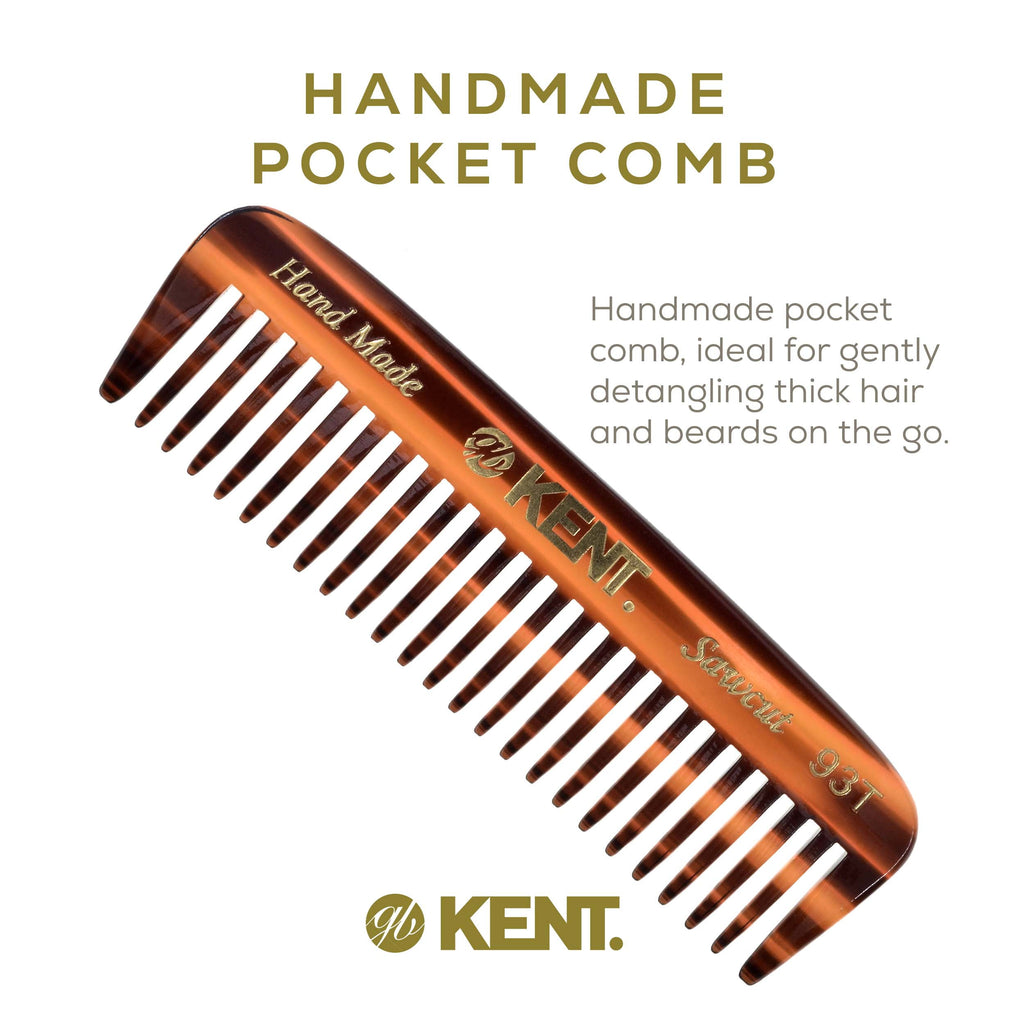 Mini Beard Comb for Men, Wide Tooth Men's Comb, Mustache Comb and Beard Combs for Facial Hair, Small Pocket Sized Tra... - Image 5