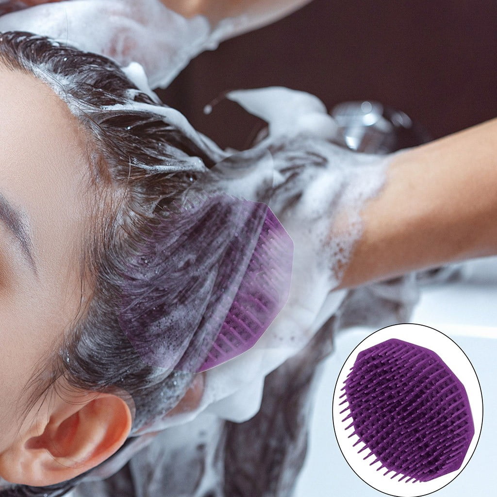 Brush,Shower Head Scrubber,Multi-Use Comb For Head Massage & Bath,Improve Blood Circulation, Growth,Reduce Dandruff,S... - Image 4
