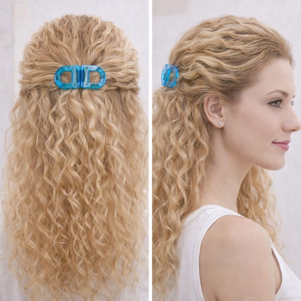 Magnetic Hair Clips - No Crease Magnet Hair Clip for Women, Strong Hold Seamless Magnetic Hair Clip for Sectioning and Styling(1 Set) - Image 6