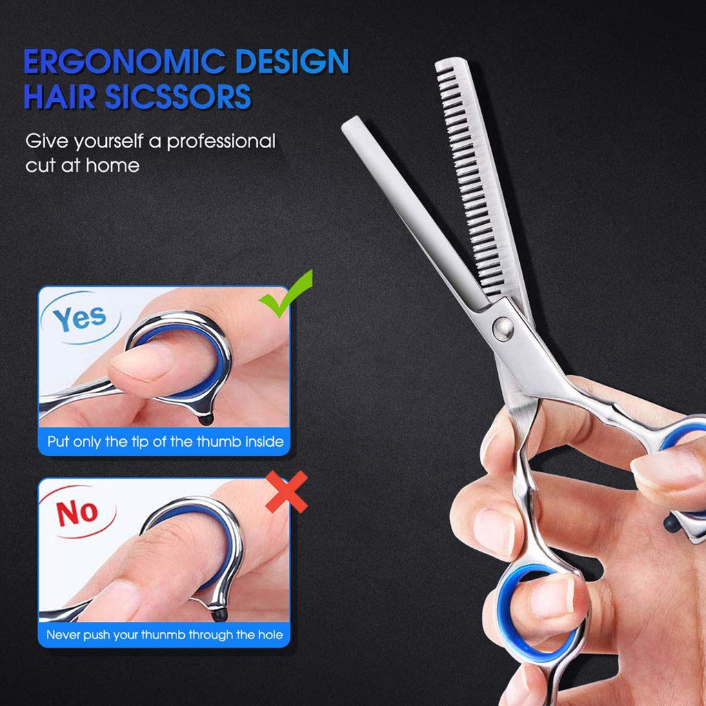 Set 6.5 Inch - Thinning Scissor & Shears , Texturizing and Precision Scissor for Salon & Home Use - Image 6