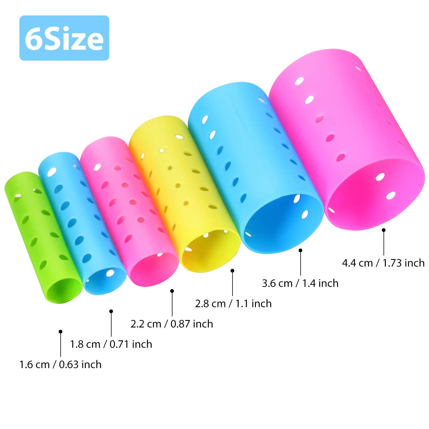 60pcs/set Rollers Curly Tools With Pin Net Clips Non Slip Clips Styling Accessories For Women And Girls - Image 6