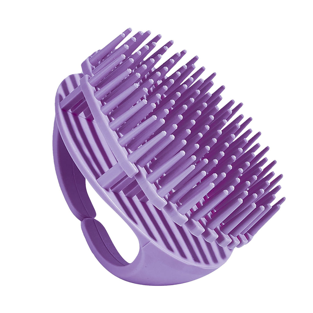 Massager Shampoo Brush with Soft Silicone Bristles for Care and Growth, Shower Head Scrubber Exfoliator for Dandruff,... - Image 3