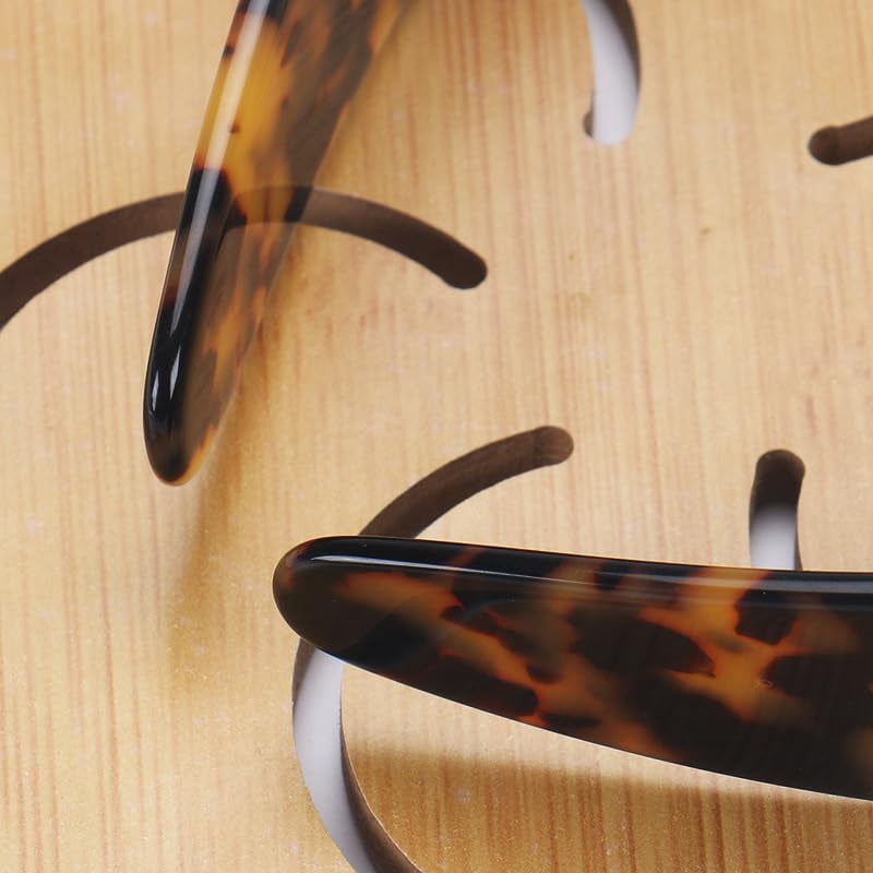 Headband with Teeth for Women, 1.5in No Slip Versatile Wide Acetate Retro Plastic Headbands (Dark ) - Image 5