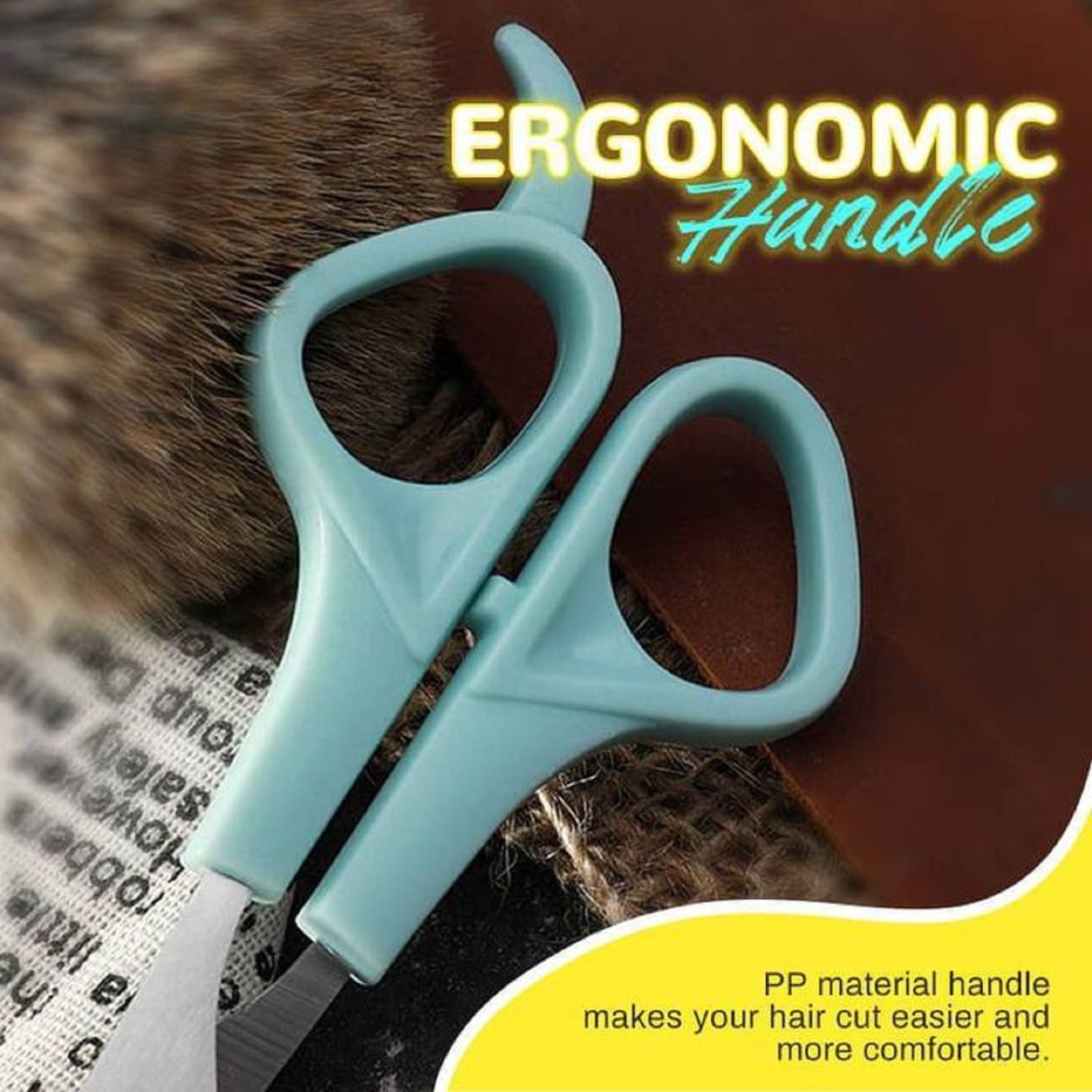 Thinning Shears, Stainless Steel Trimming Kit for Home and Professional Use, Ergonomic Comfortable PP Handle, Durable... - Image 4