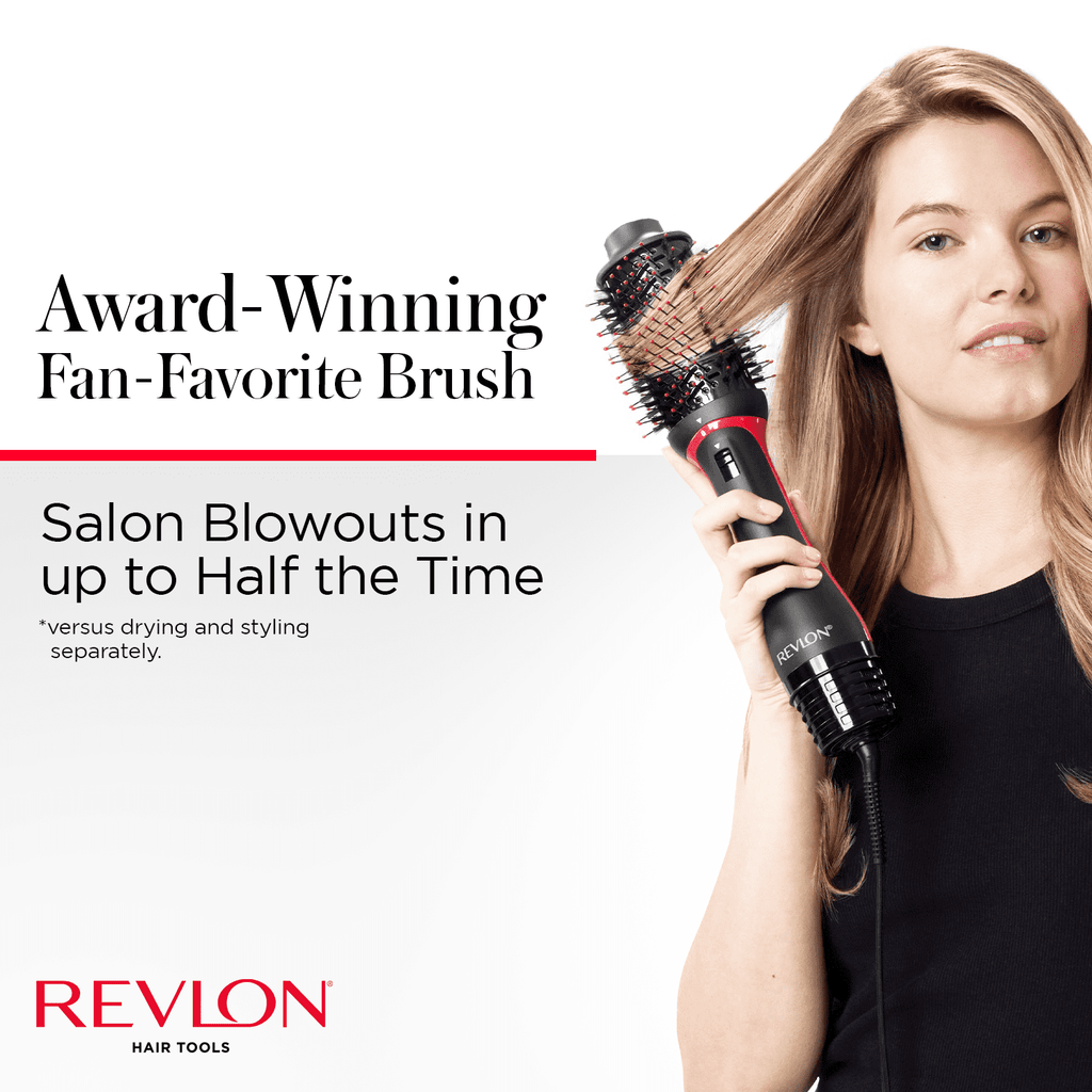 Revlon One-Step Volumizer PLUS Hair Dryer and Hot Air Brush, Black - Image 2