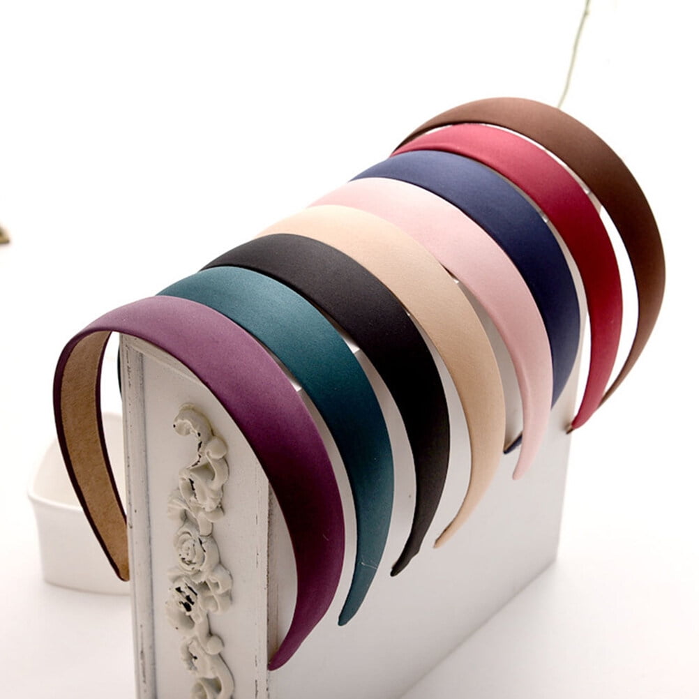 6Pcs s Fashion Wide Anti-slip Ribbon Hair Bands for Women Girls - Image 2