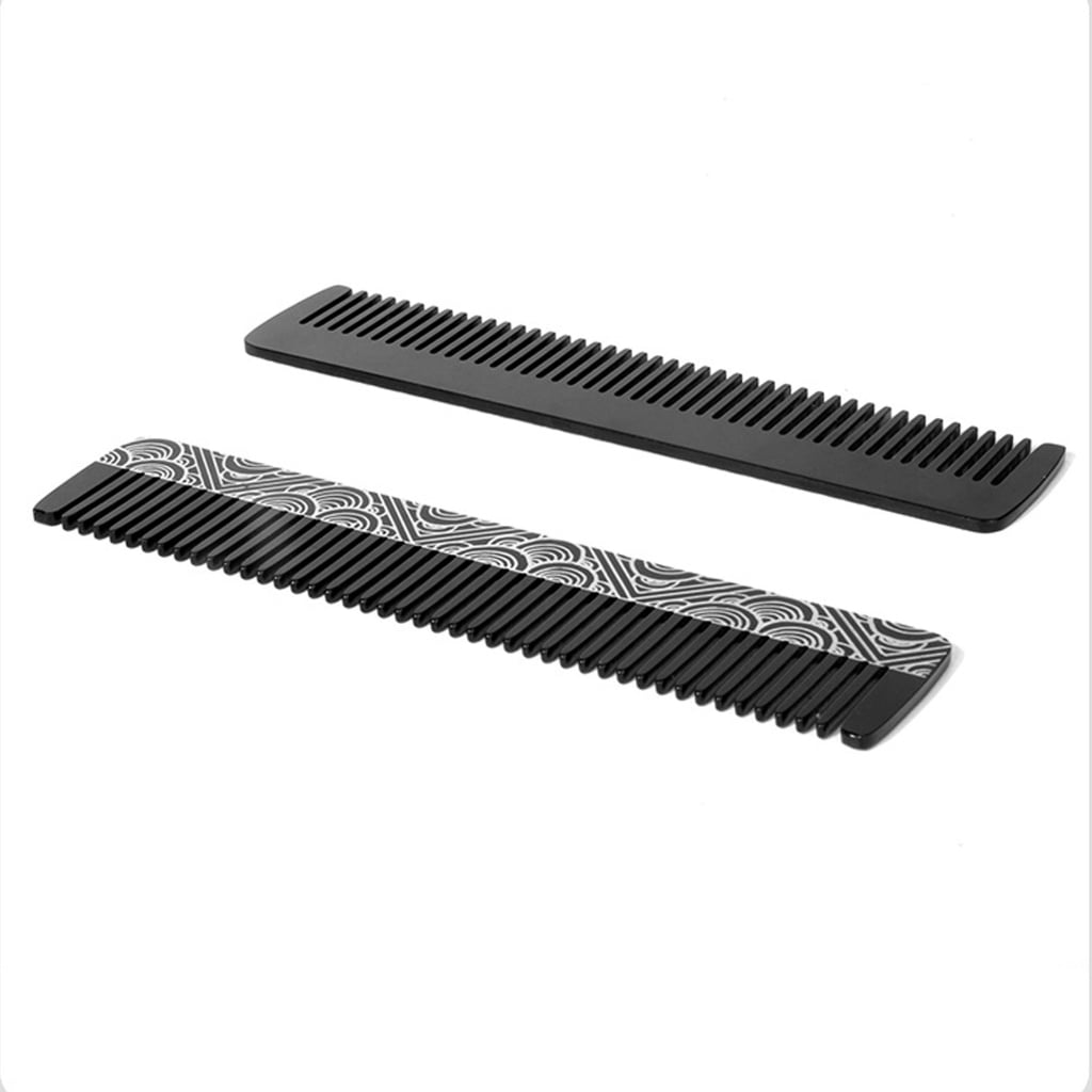 Professional Metal Mustache Comb For Men Compact Stainless Steel Beard Styling Tool Portable Grooming Essential - Image 4