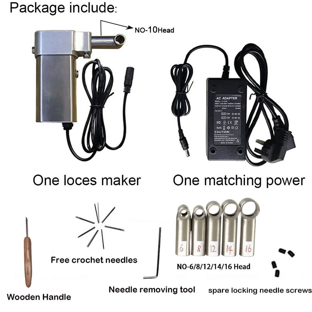 Machine Crochet Braiding Hair Making For Mini 3 Needles Stainless Steel - Image 2