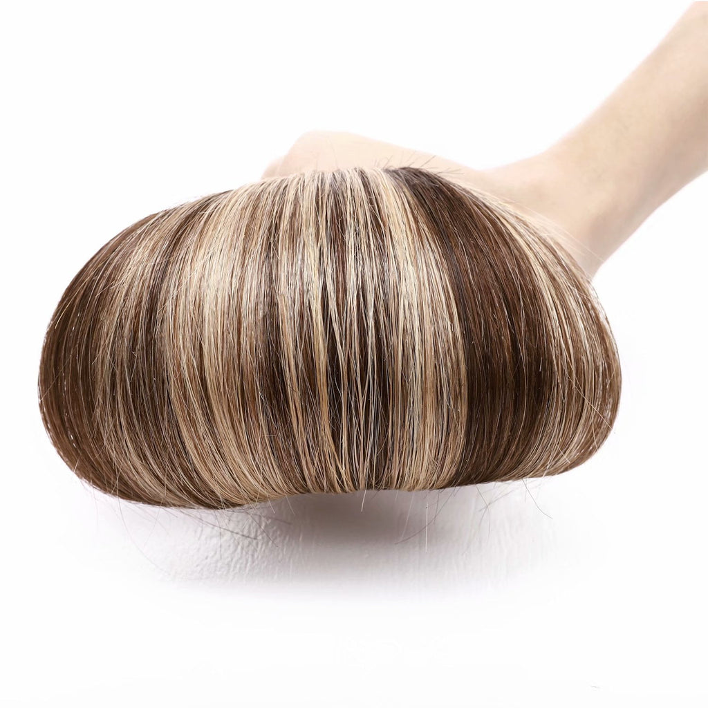 Benehair 100% Real Remy Human Hair Extensions Clip In 8Pcs Hair Weft Full Head Women Highlight Blonde Hair - Image 4