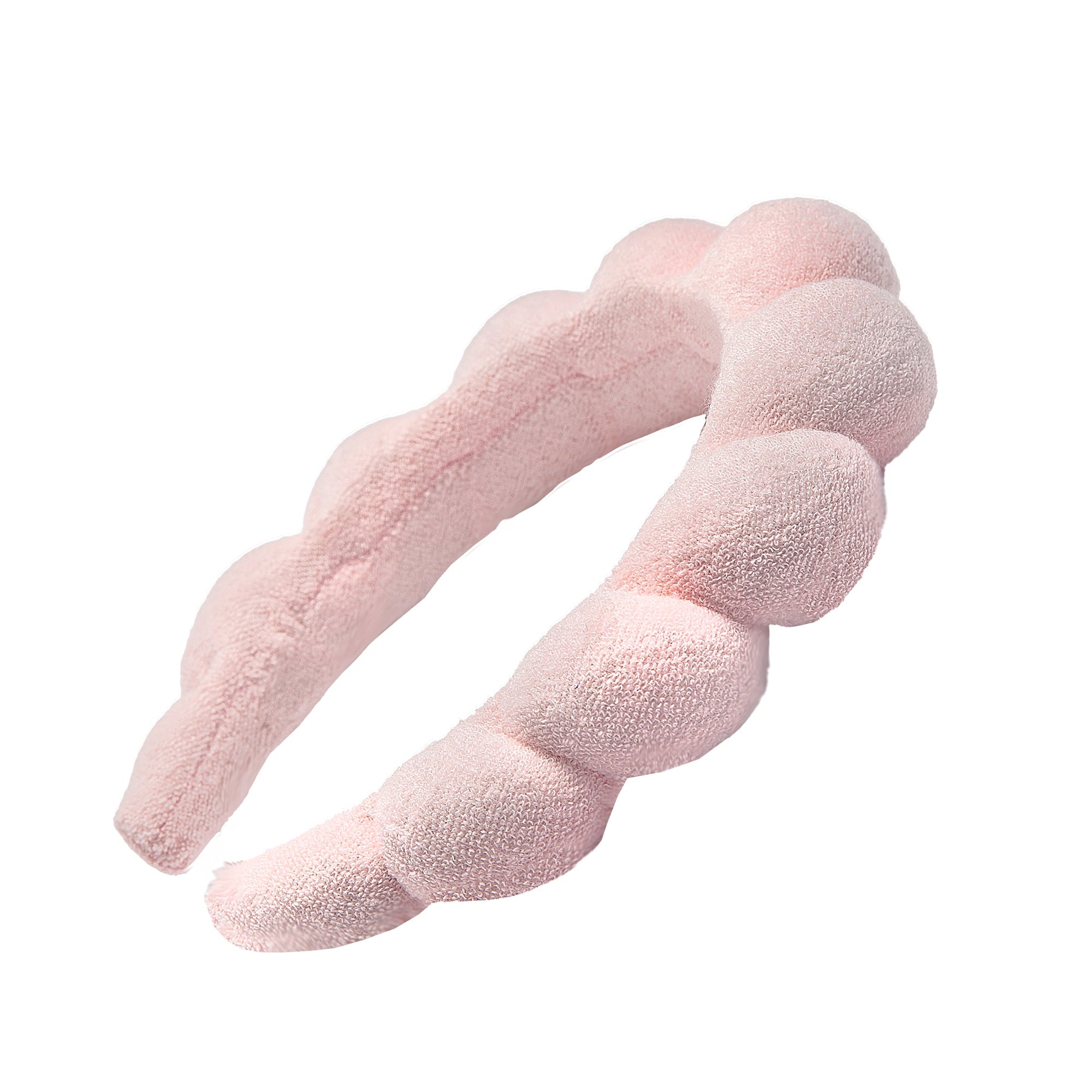 Enchante Crescent Pink Spa Headband with Soft Comfort Design for Skincare & Makeup - Image 4