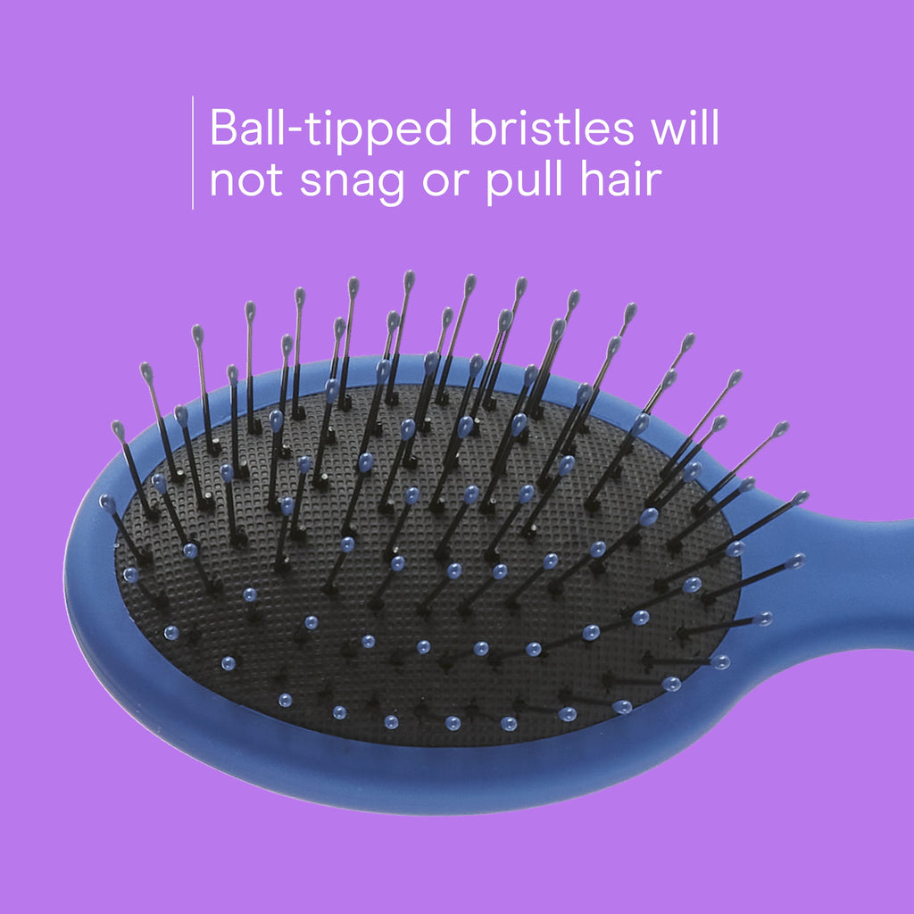 Mini Cushion Hairbrush for Wet or Dry Hair, Colors Vary - Image 4