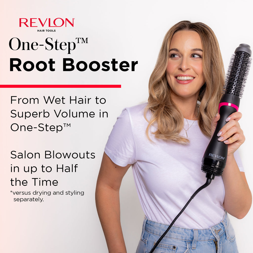 1-1/2" Root Booster Round Hair Dryer, Black - Image 2