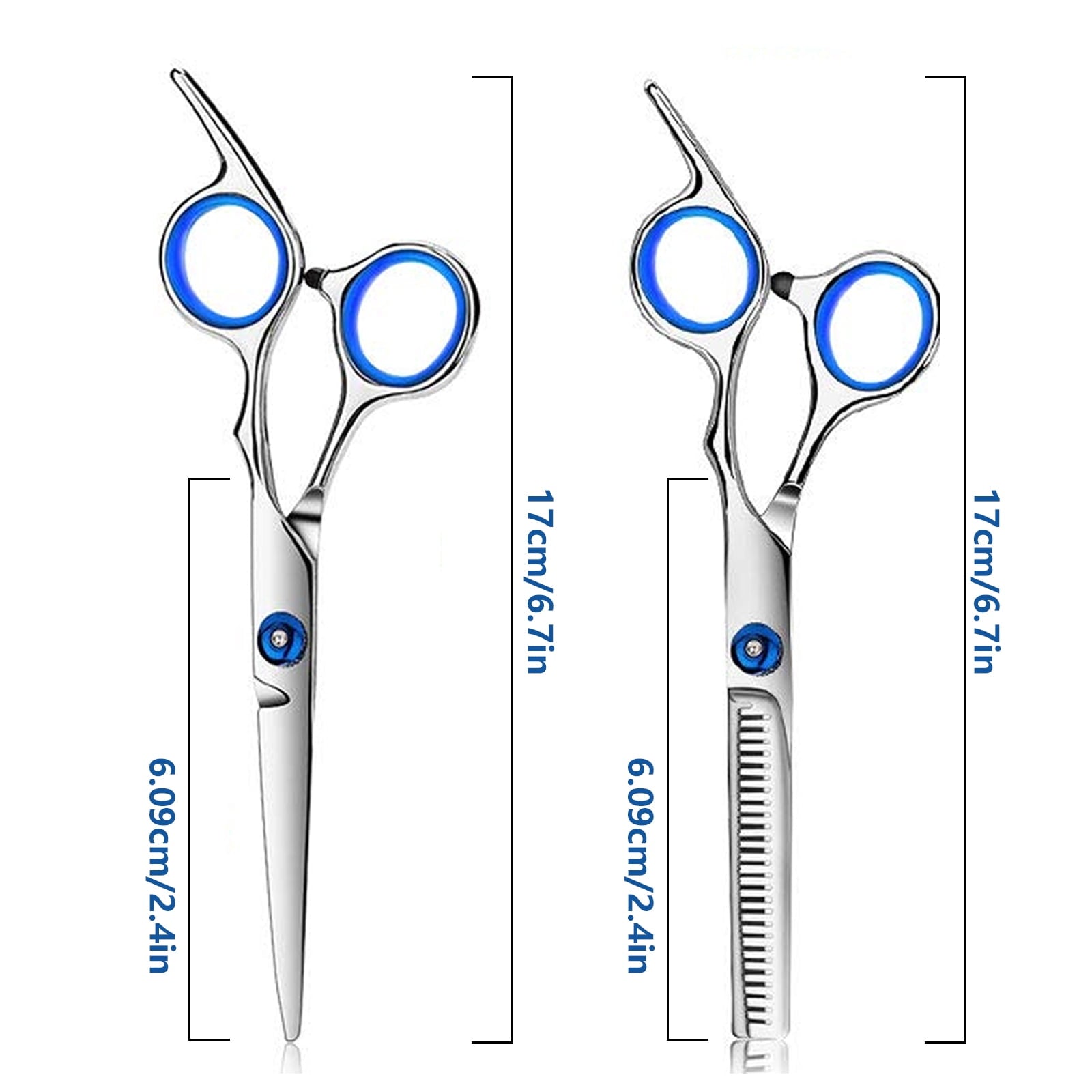 Set 6.5 Inch - Thinning Scissor & Shears , Texturizing and Precision Scissor for Salon & Home Use - Image 3