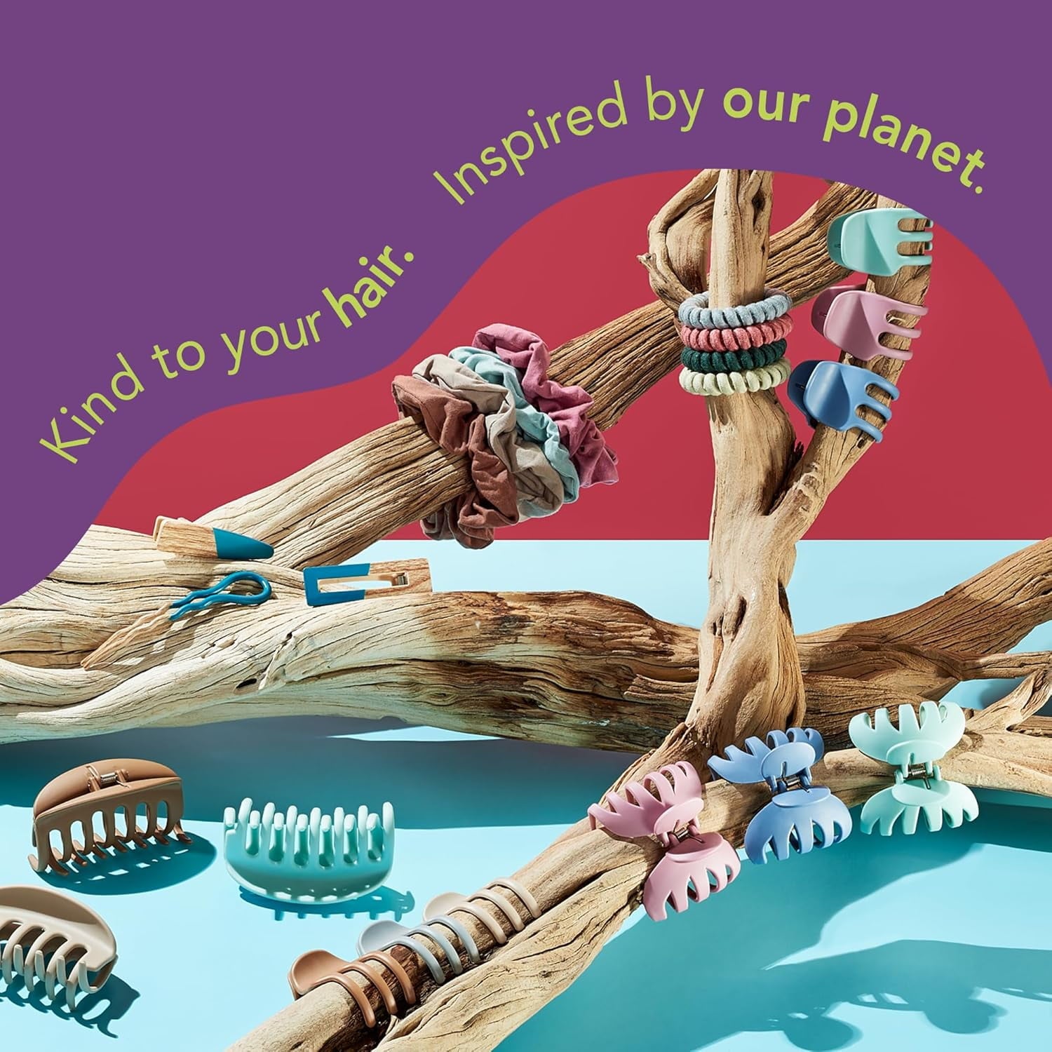 Planet Goody SlideProof Spider Claw Hair Clips, Secure Grip Claws, All Hair Types, 4 Ct - Image 4
