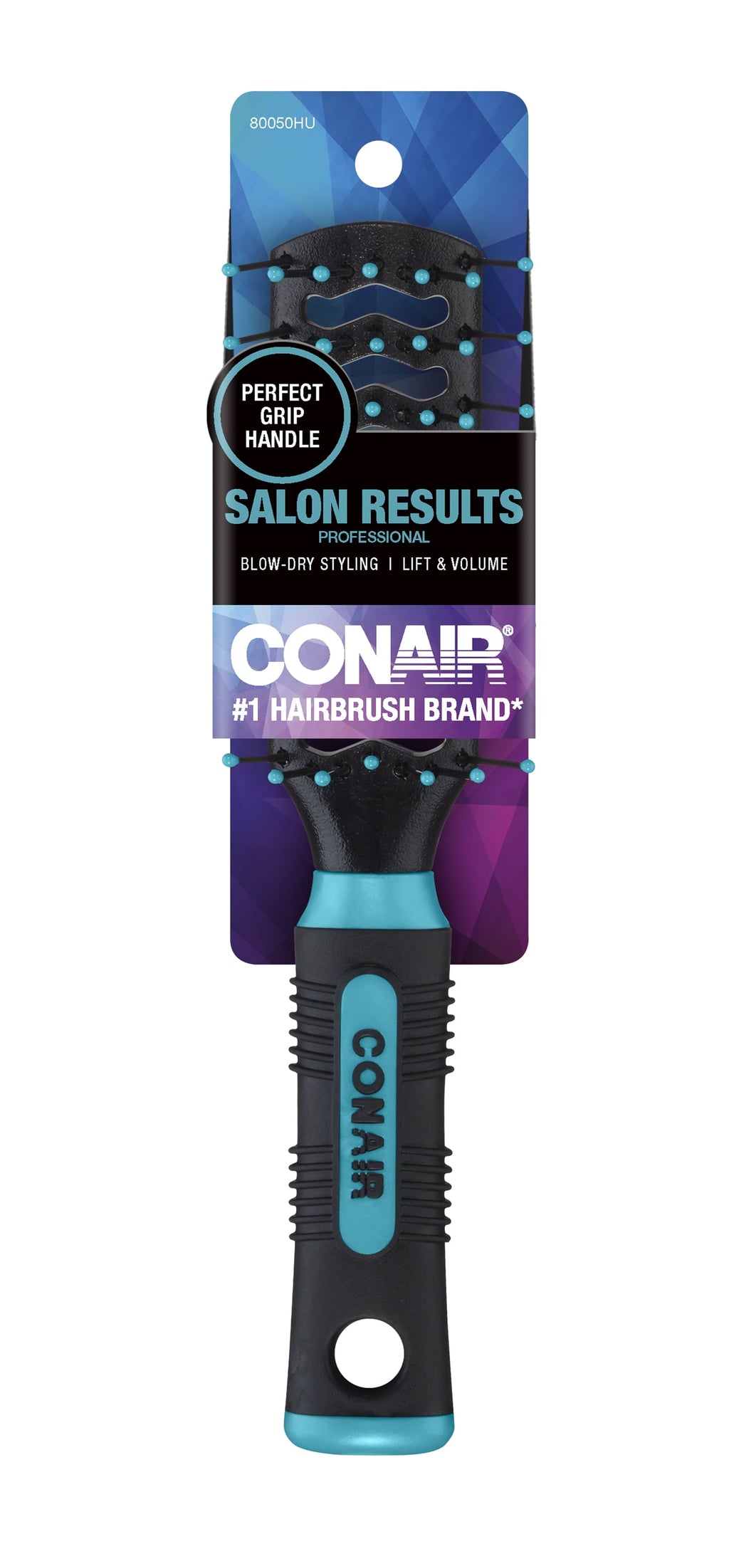 Conair Grip & Lift Vented Hair Brush with Rubber-Grip Handle - Image 2