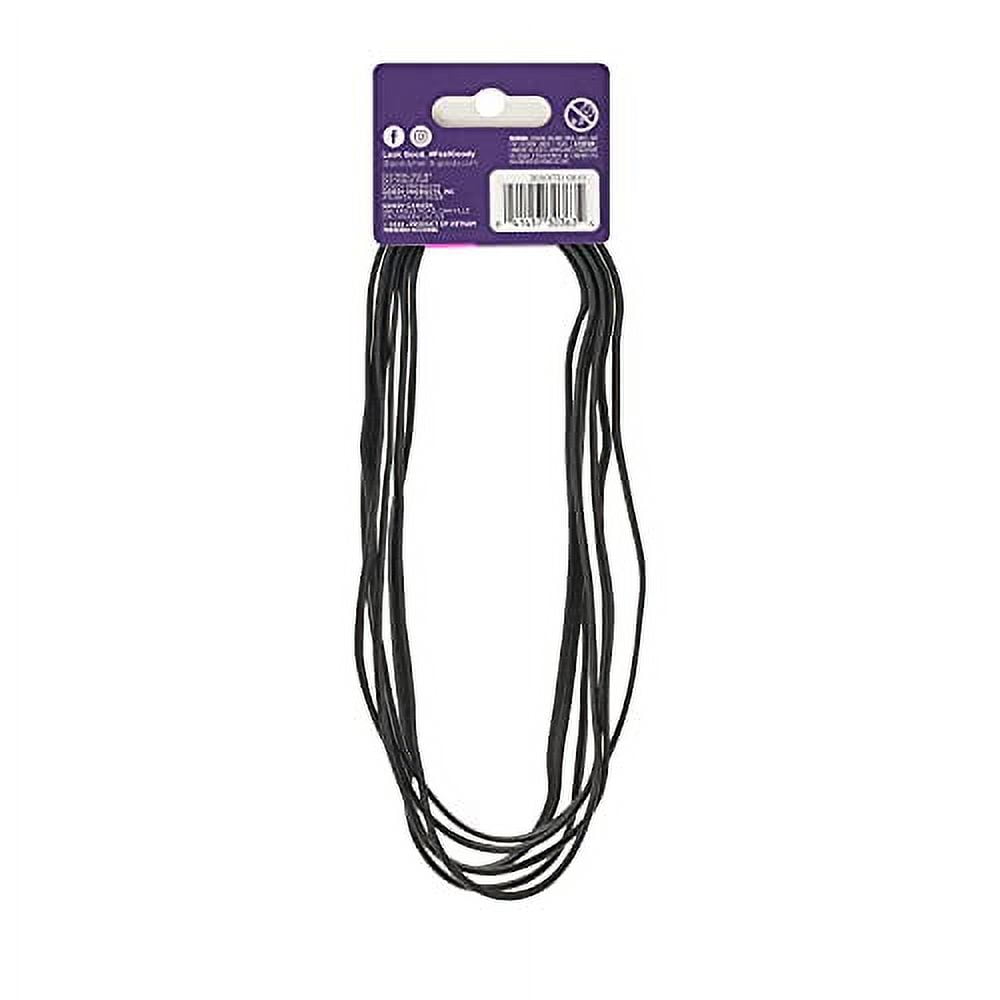 Comfort Headwraps, Flat Fashion Headbands, Black, 6 Ct - Image 2