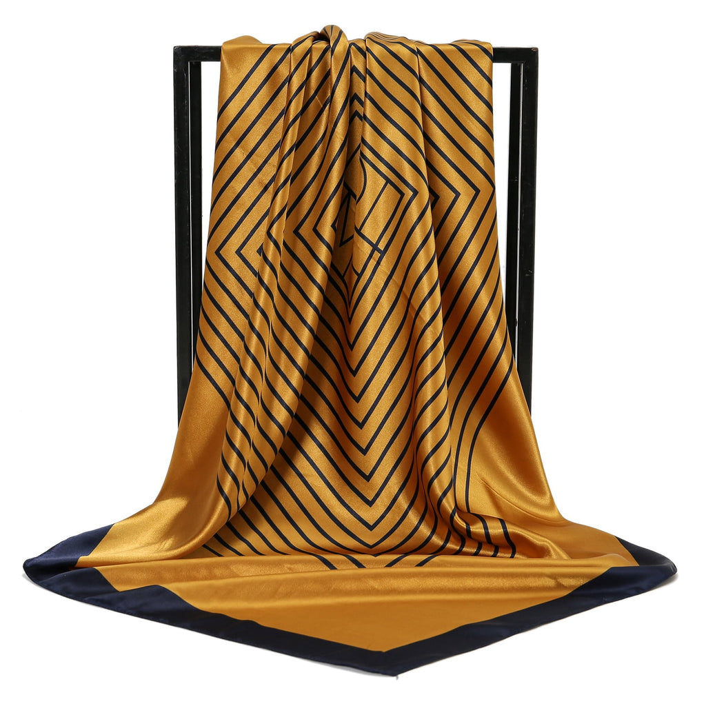 35 Inch Women Head Scarf Like Silk Scarf Hair Scarf Bandana Satin Scarf for Sleeping Hair Wrapping at Night - Image 4