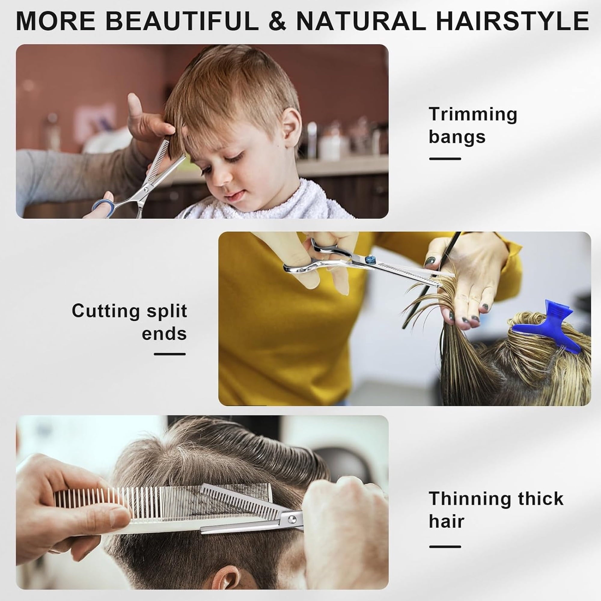 Shears,Professional Tools,Stainless Steel Kit ,Ergonomic dressing Scissors 2pcs for dressing,Salon And Home - Image 5