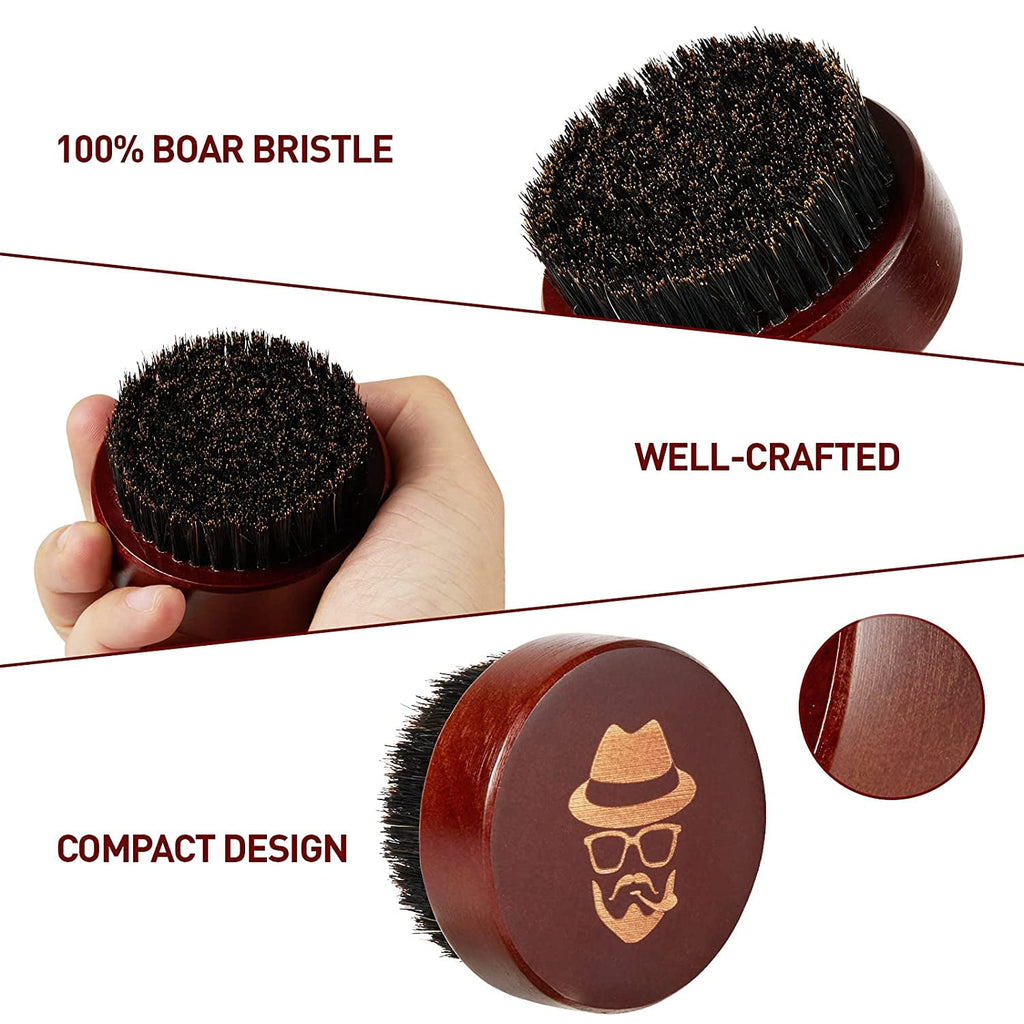 100% Boar Bristle Black Walnut Wood Comb for Men to Tame and Soften Your Facial Hair - Image 6