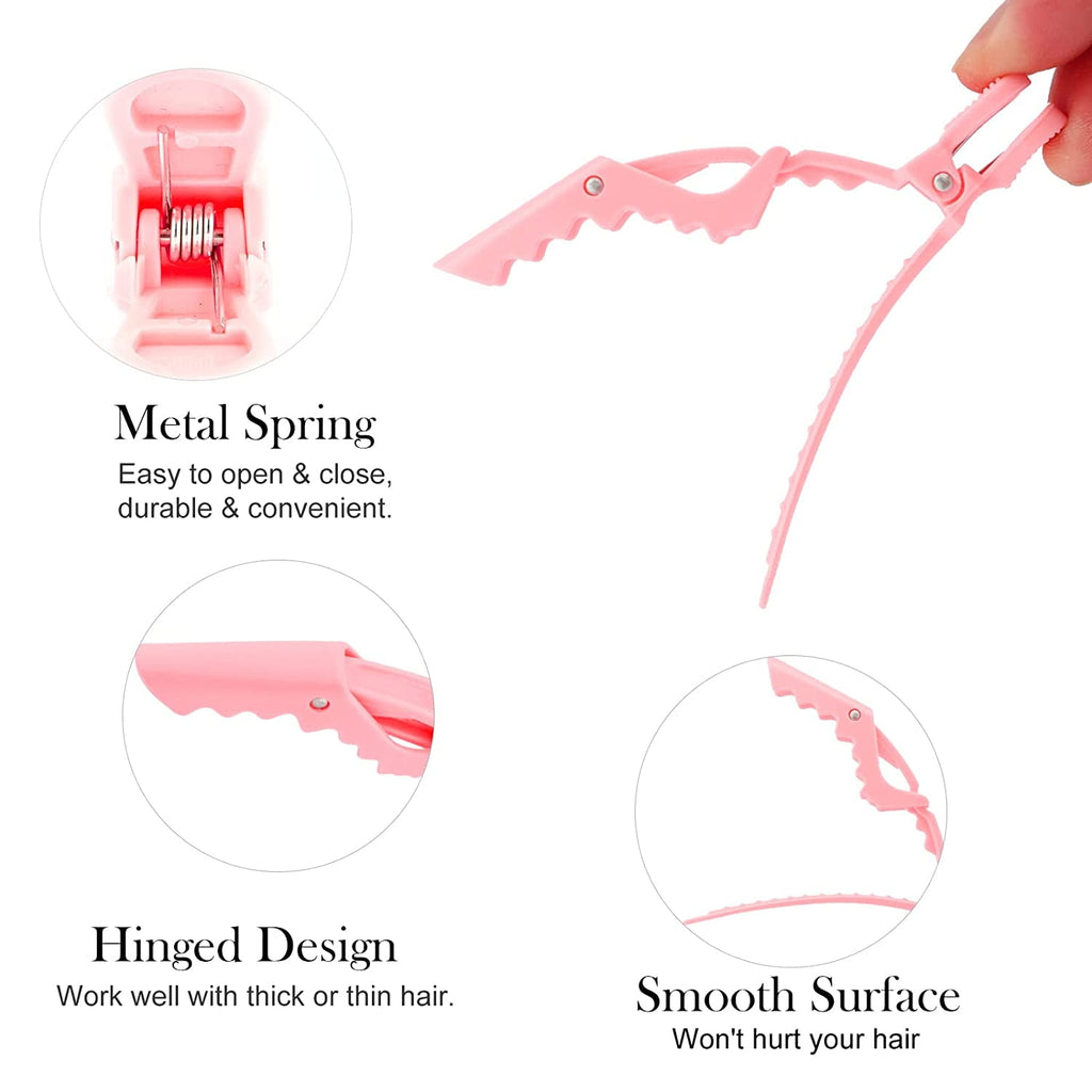 14 Pack Alligator Hair Clips for Styling Sectioning Larger Salon Pro Hair Clips for Barber Clips for Hair Coloring, Cutting, Hair Styling Ac - Image 3