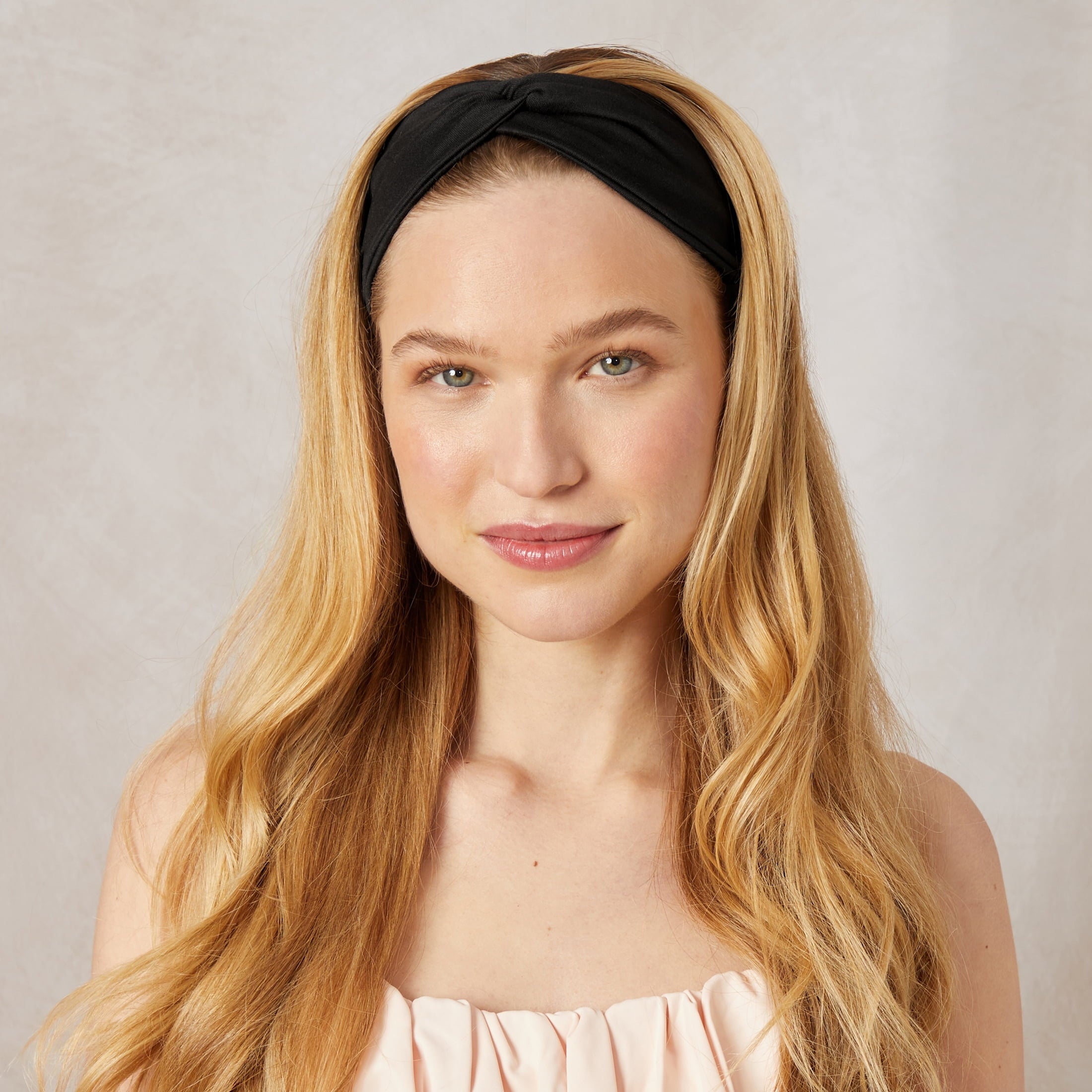 Fashion Headband, Black and Camel, 2 Pack - Image 2
