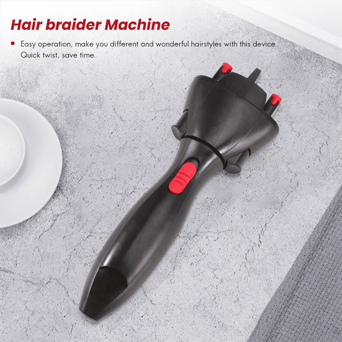 Electric Hair Braider Automatic Twist Braider Knitting Device Braider Machine Braiding Hairstyle Hair Styling Tool - Image 2