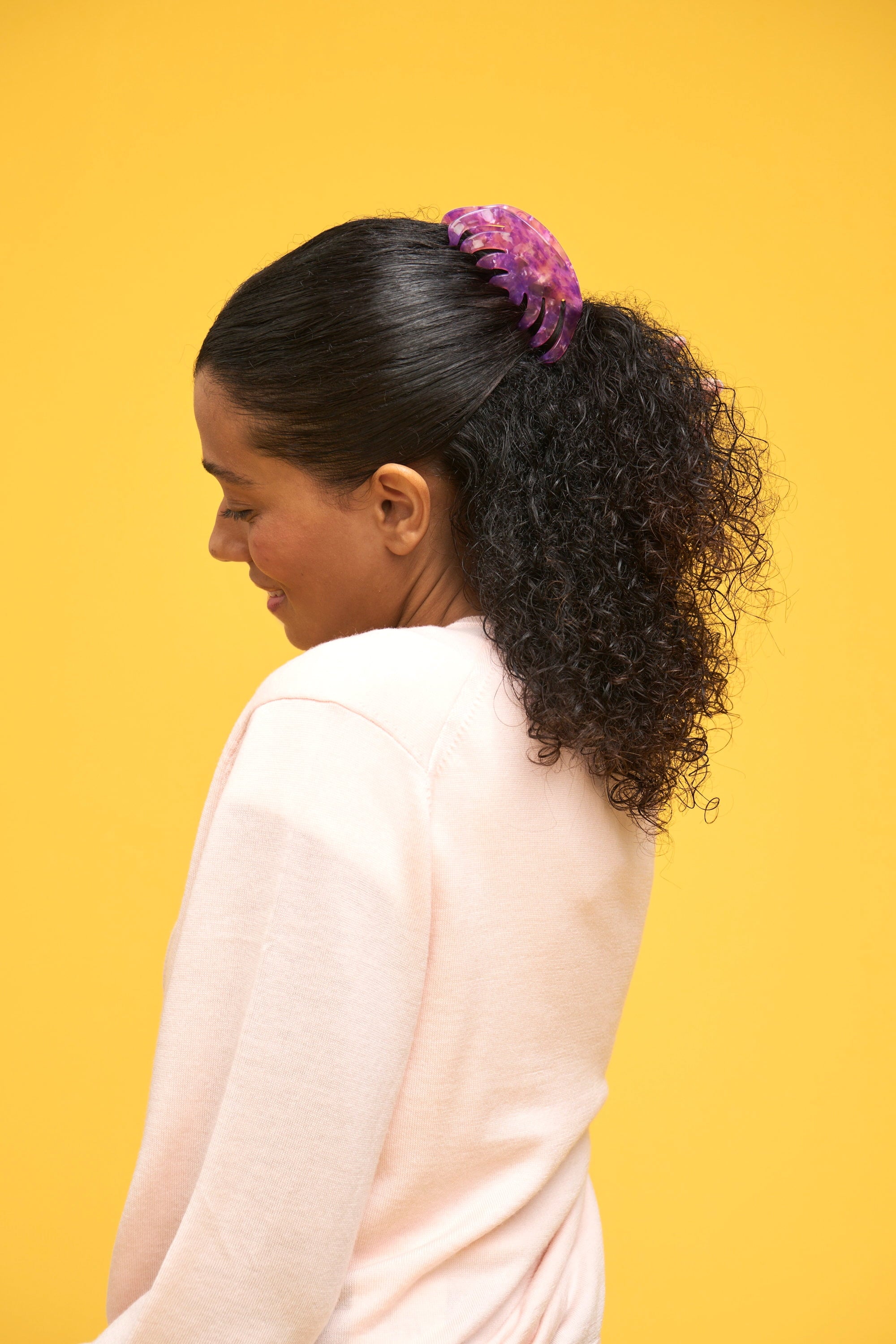 Goody Tru x Maeberry Acrylic Claw Clip, SlideProof Grip, Trendy Large Hair Clip, 1 Ct - Image 5