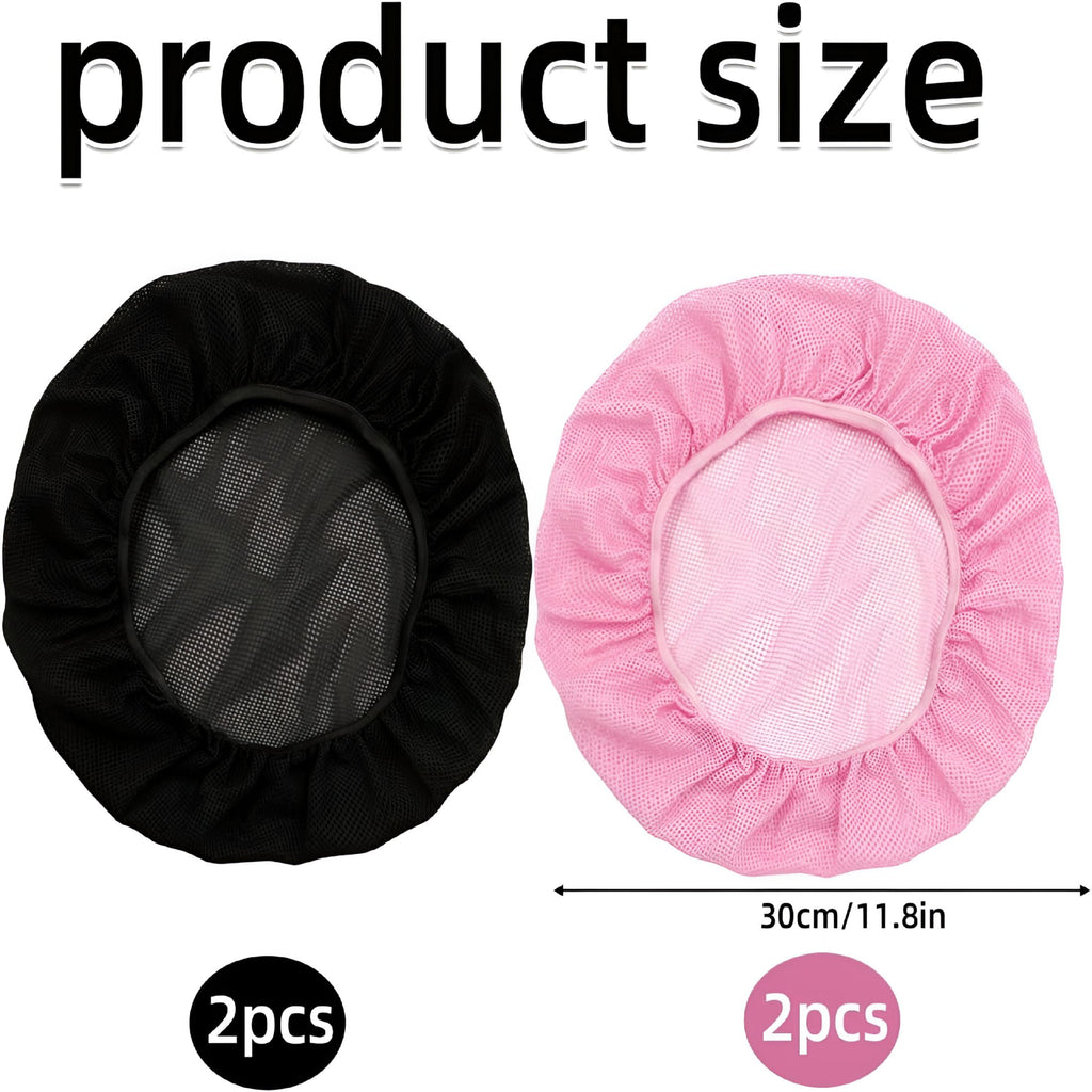 Pack of 4 Hair Net for Sleeping, Hair Protection for the Night, Bet Sleep Cap, Hair Protection, Adjustable Hairstyle ... - Image 2