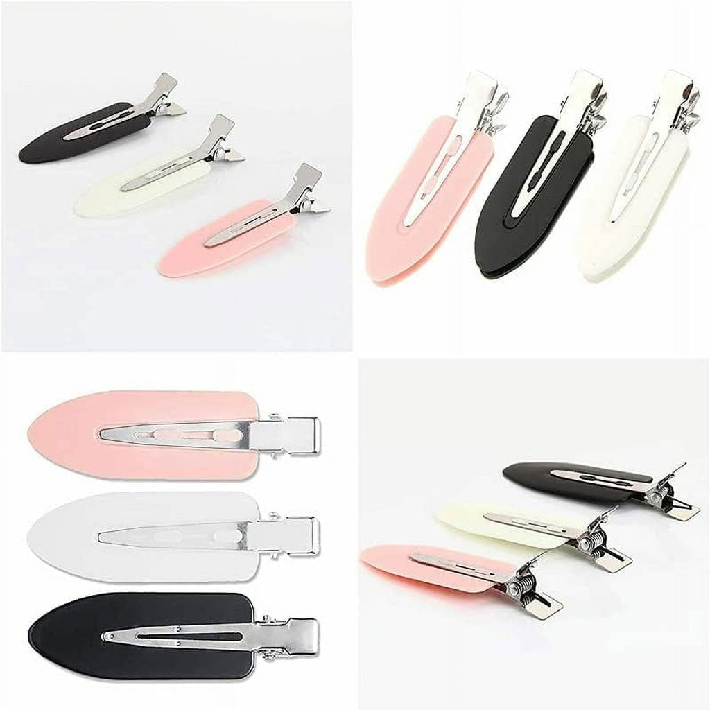 Clips, 24 Pcs, Creaseless Curl Pin Clips, Styling Sectioning style Bangs Waves Makeup Application (Black) - Image 4