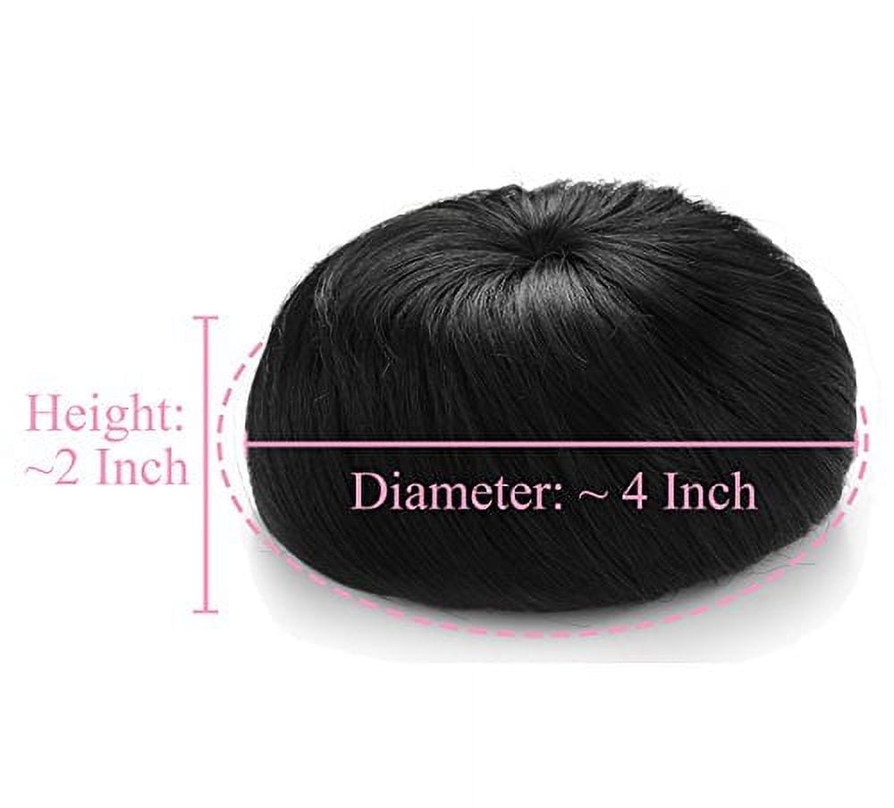 Hair Extension Chignon Donut Bun Wig Hairpiece (4# - Dark Brown) … - Image 2
