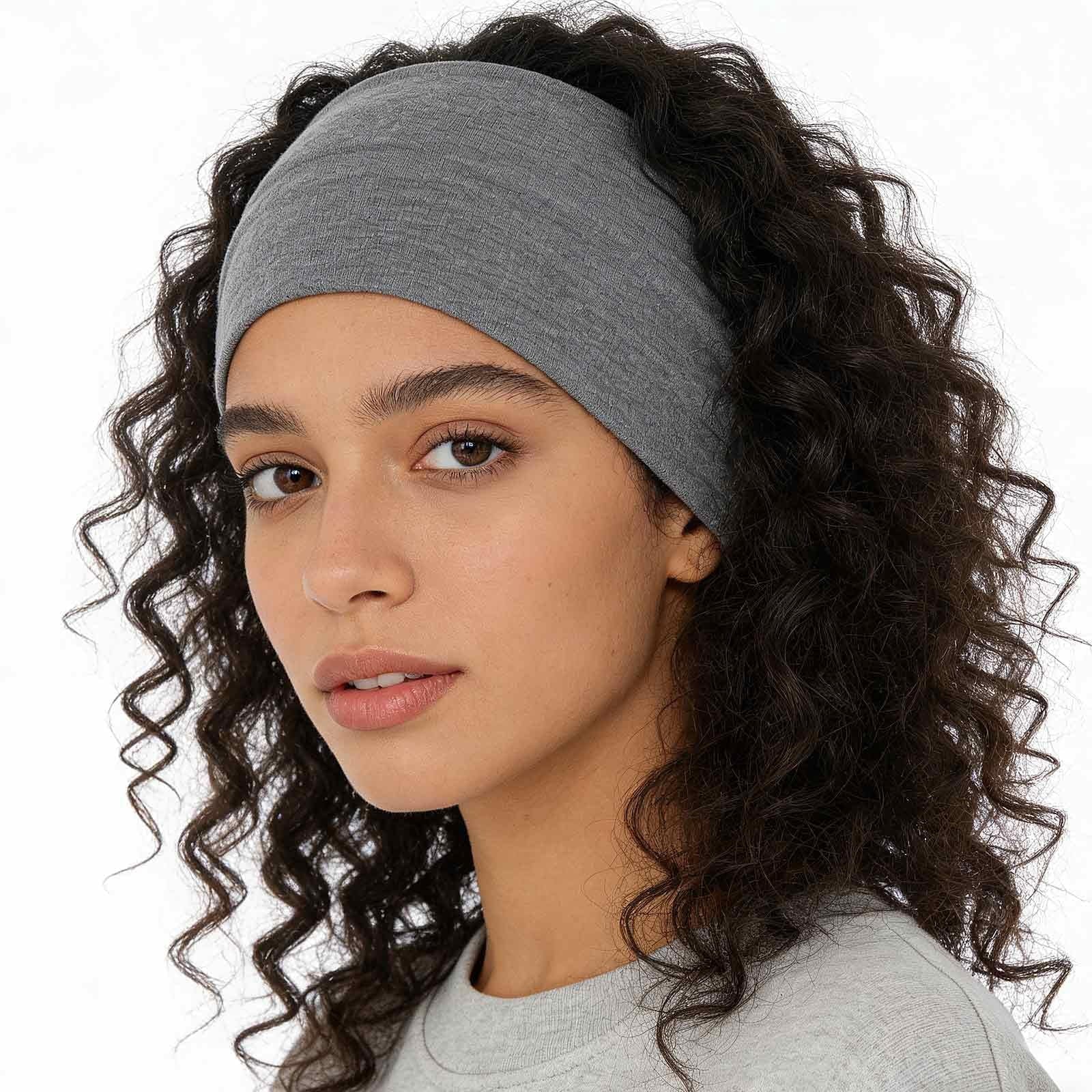 Boho Floral Head Wraps Knotted Printed Turban Hairbands Non Slip Head Bands Elastic Workout Yoga Hair Scarfs Bohemian... - Image 5