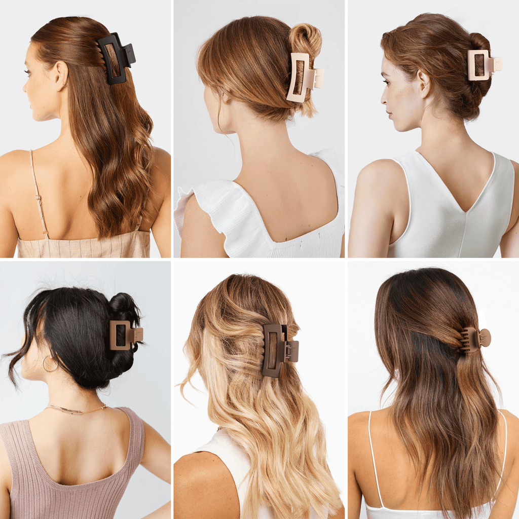 12 Pcs Hair Clips for Women 3 Styles Small Medium Large Claw Clips for Thin Thick Hair, Strong Hold Non-Slip Hair Acc... - Image 3