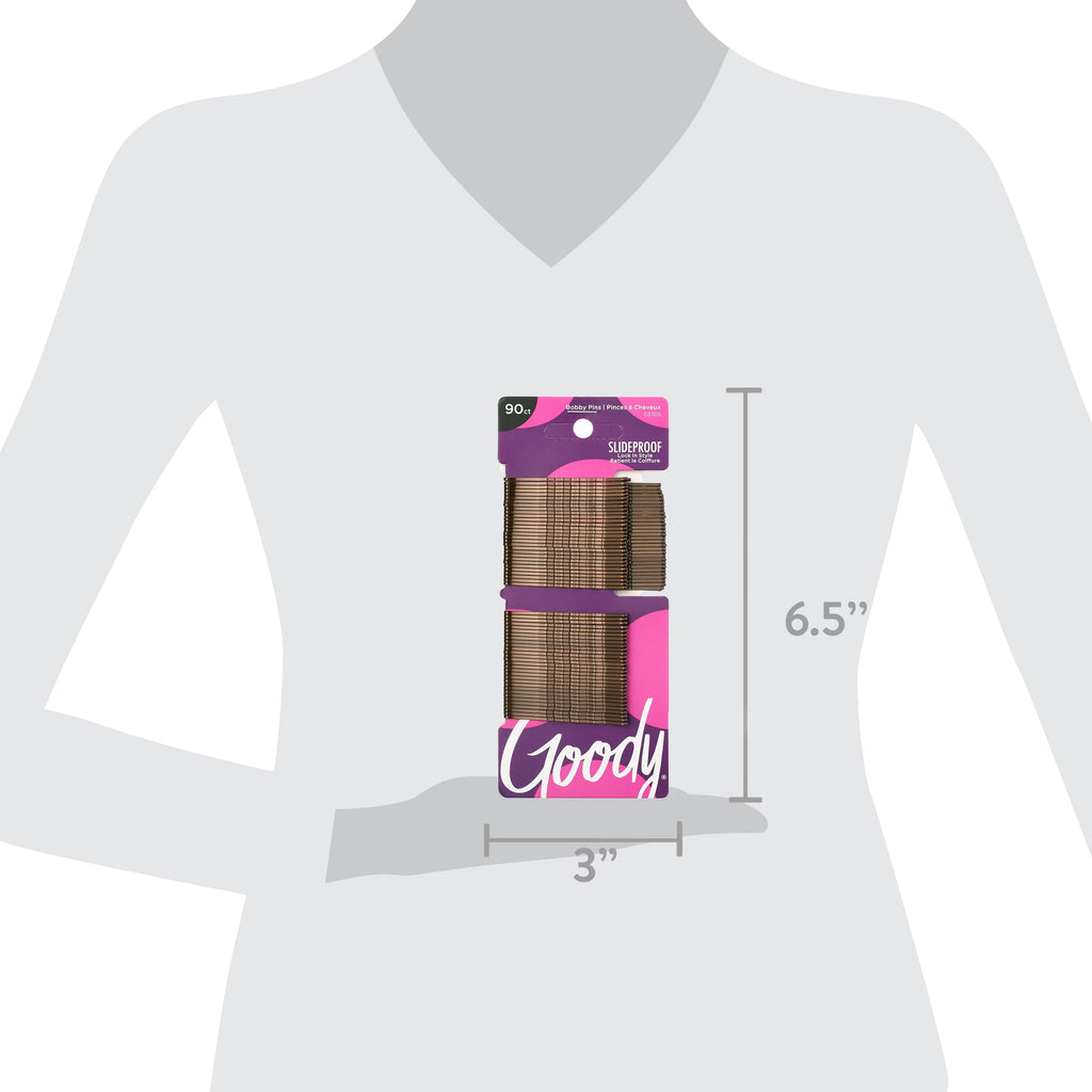 Slide-proof Grip, Secure Hold, Small, Hair , Brown, 90 Ct - Image 5