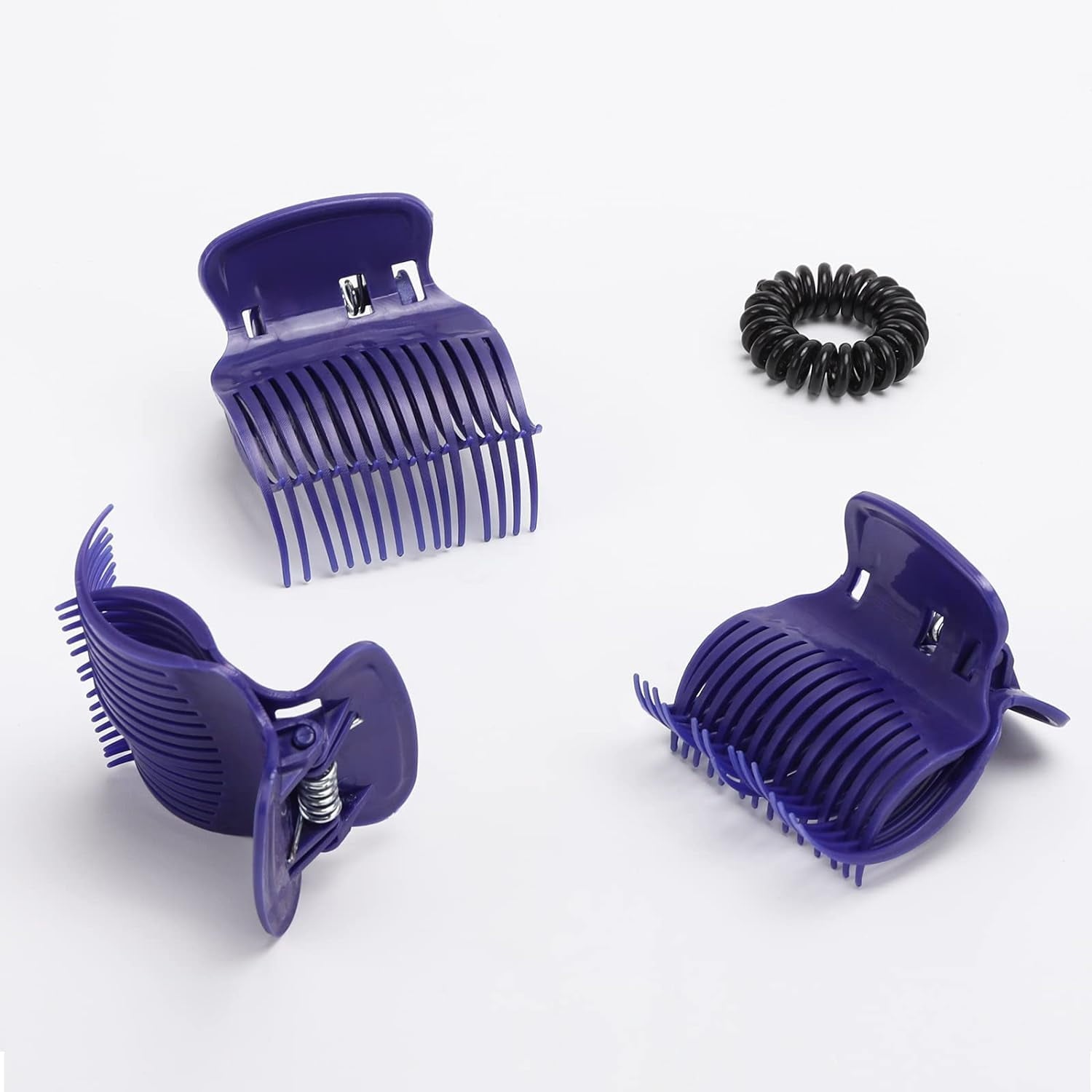 24 Clips for Hair Curler Claw Clip Replacement Hair Section Styling for Women Girls Purple - Image 6