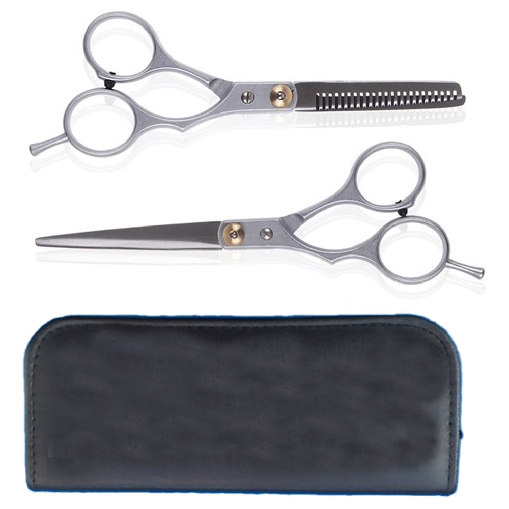 3 Stainless Steel Professional Hair Cutting Scissors Thinning Barber Case Salon - Image 2