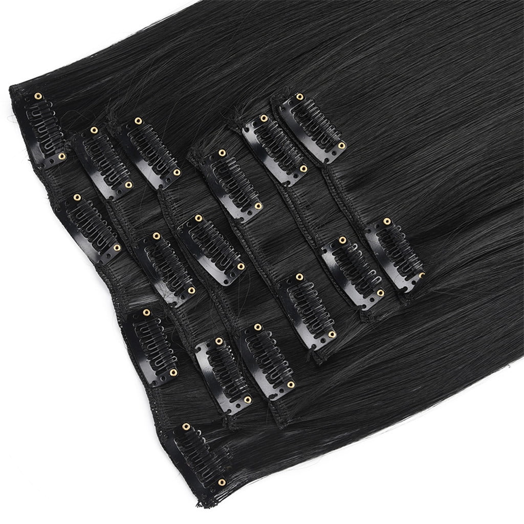in Hair Extensions Real Human Hair , Human Hair in Extensions Black Women Invisible Natural Straight Seamless on Hair... - Image 2