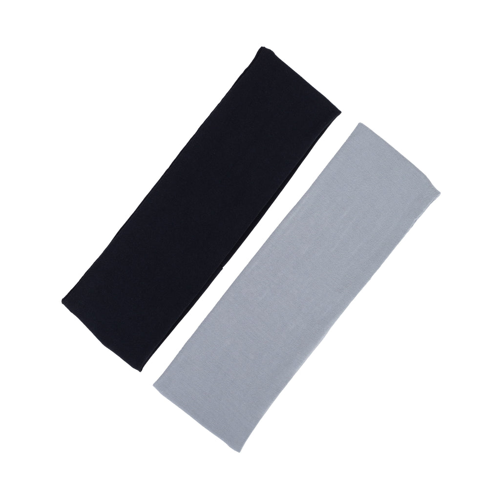 Planet Goody Headwraps, Recycled Materials, Comfortable Fit, Black & Grey, 2 Count - Image 5