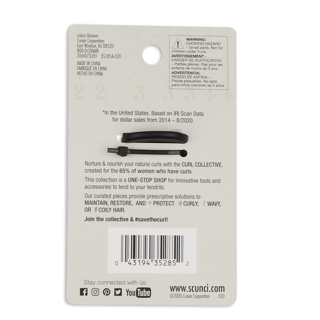 Claw Clip, Black, 1 Count - Image 4