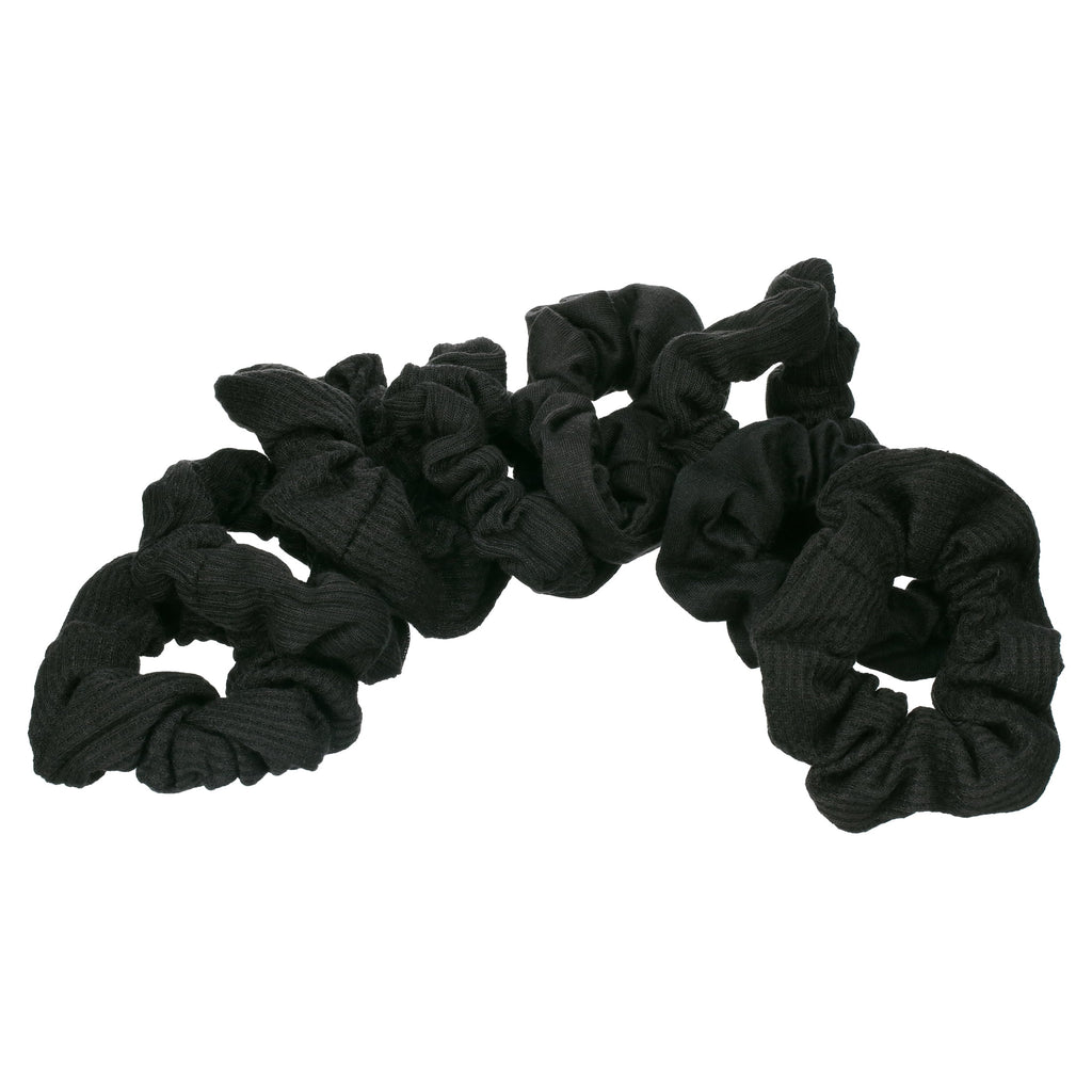 Ouchless Scrunchies, Gentle Hair Scrunchies, Black, 8 Ct - Image 2
