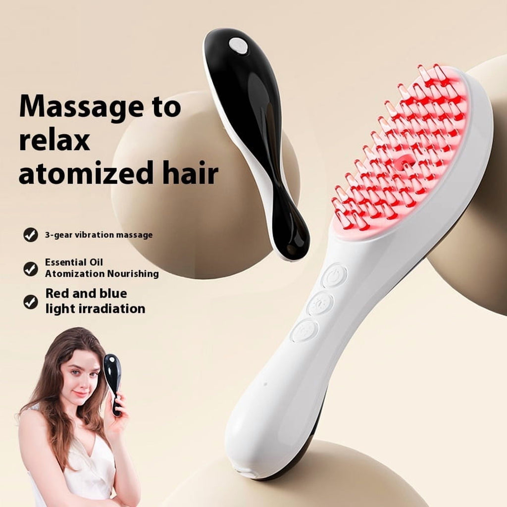 Electric Scalp Massager,Scalp Massage Comb,Scalp Massager Hair Growth With Red & Blue Light/ Vibration / Hydrating De... - Image 3