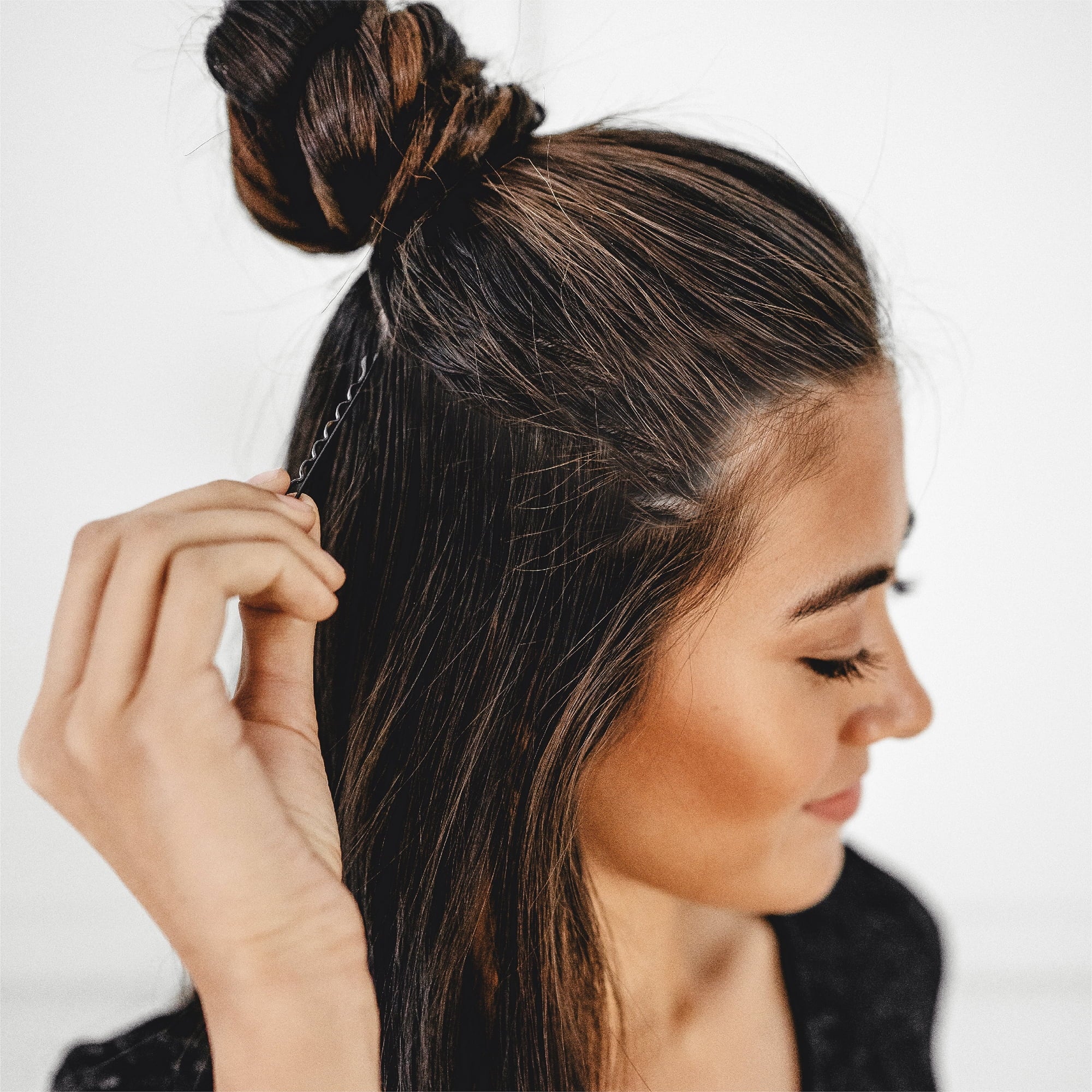 (2 pack) Gimme Bobby Pins, Secure Hold Hair Pins for Thick Hair, Black, 40 Count - Image 4