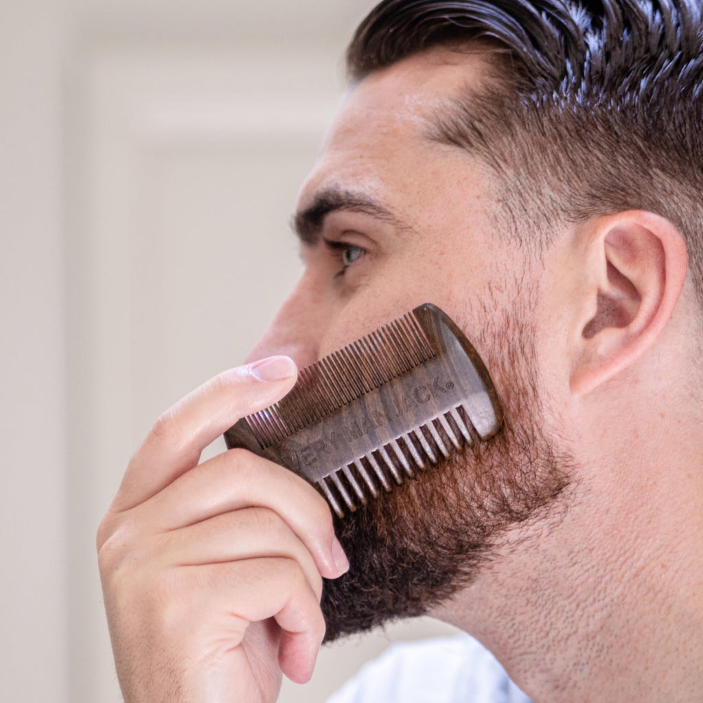 Every Man Jack Beard Comb Ebony Wood - Image 2